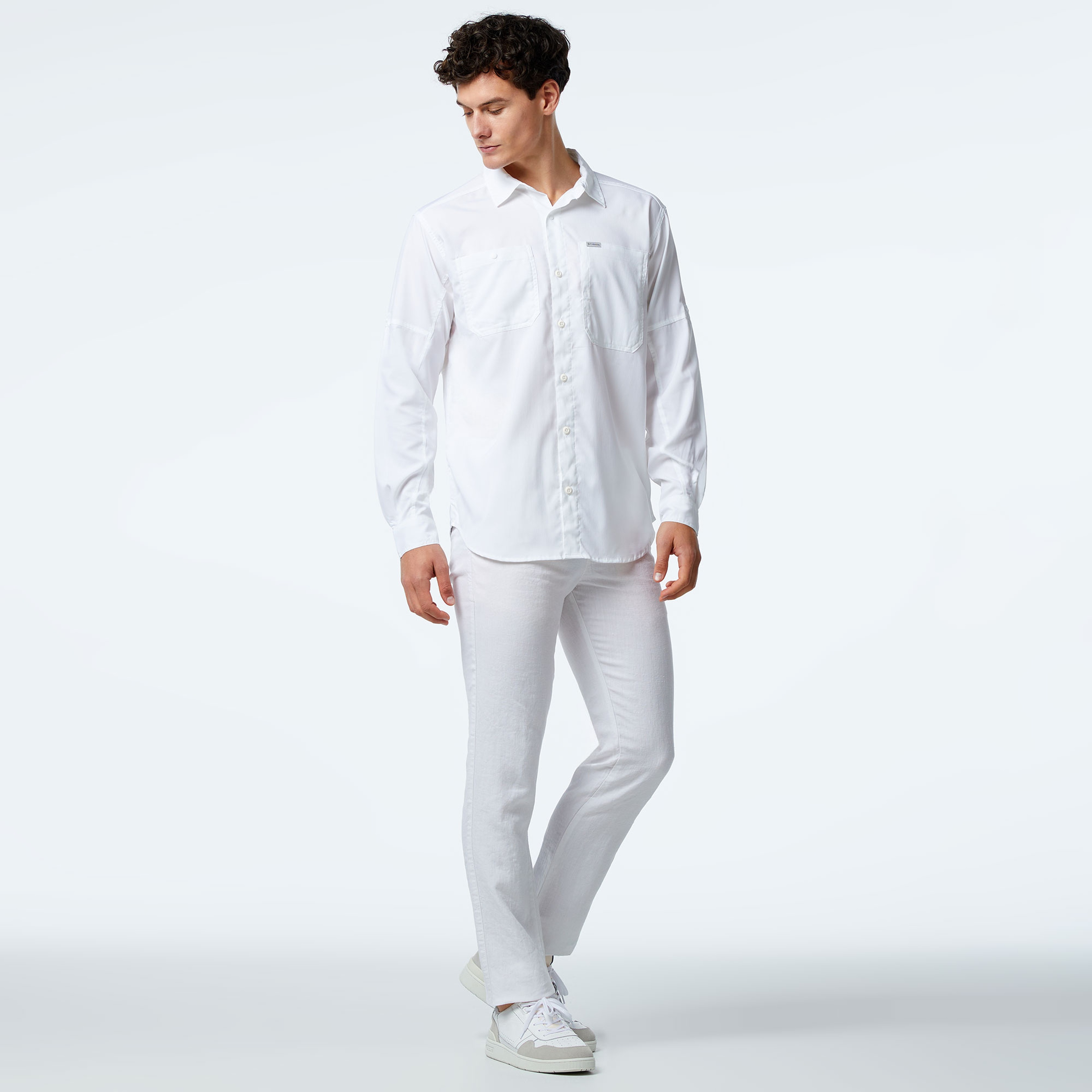 Columbia Erkek Beyaz Gömlek