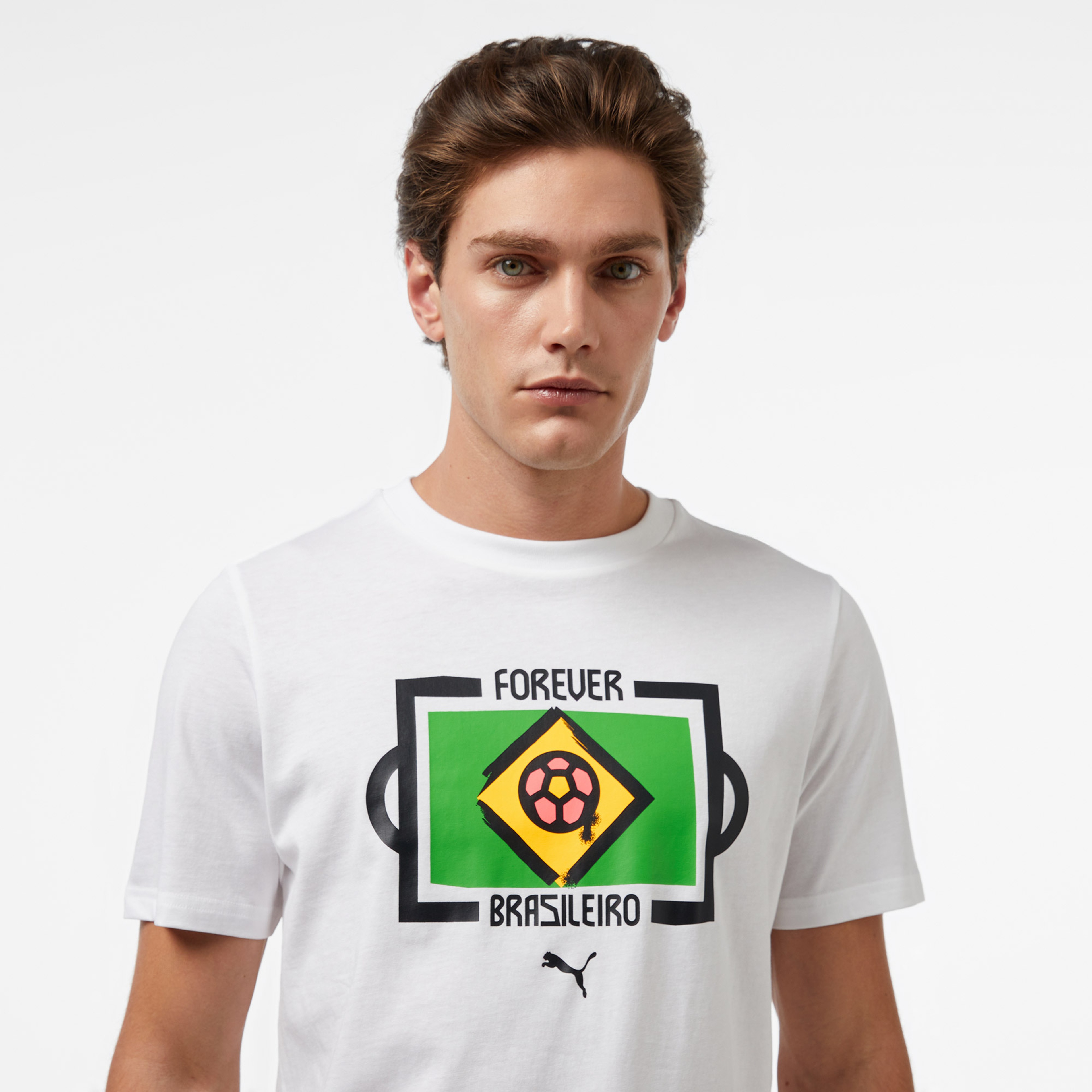 Puma Erkek Beyaz T-Shirt
