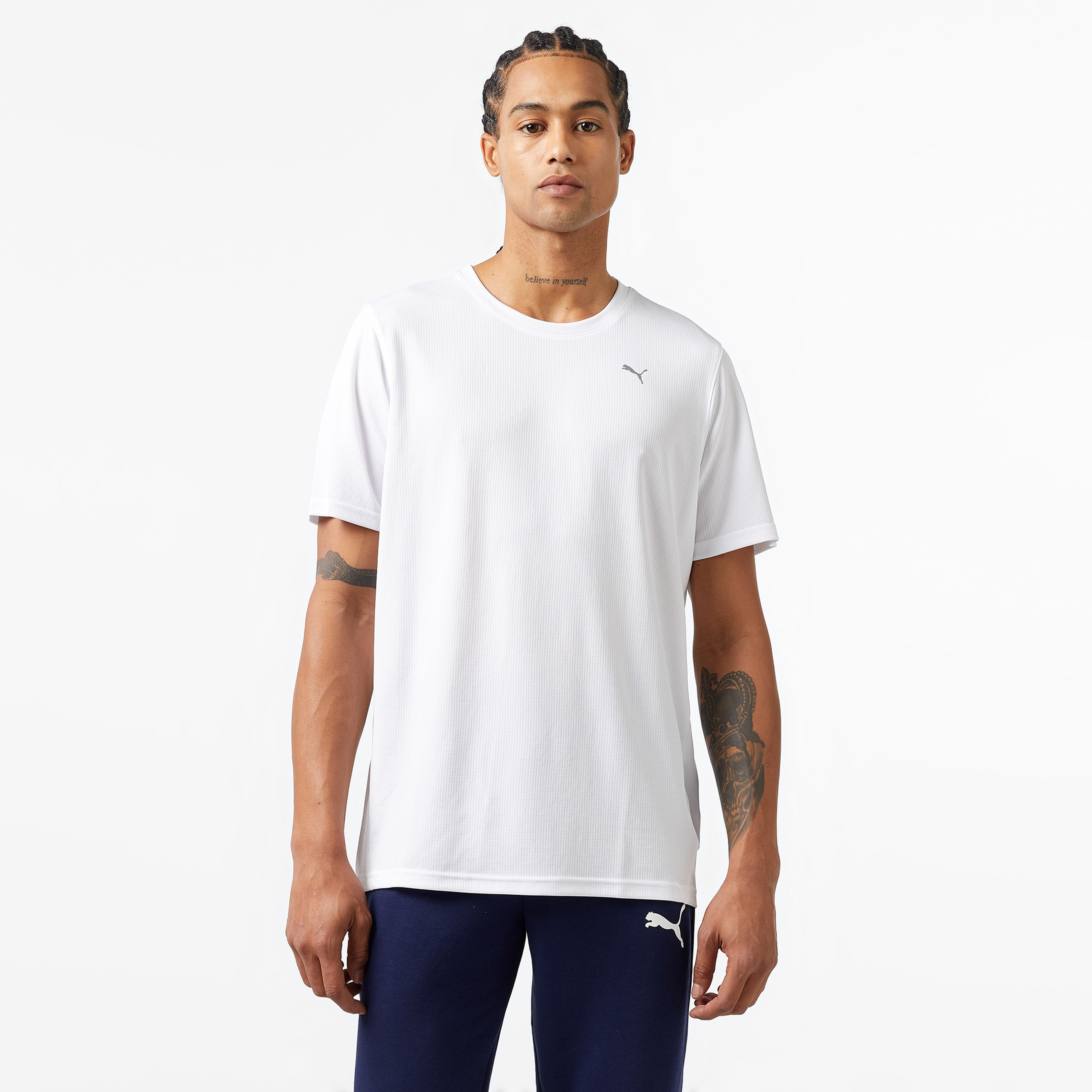Puma Erkek Beyaz T-Shirt