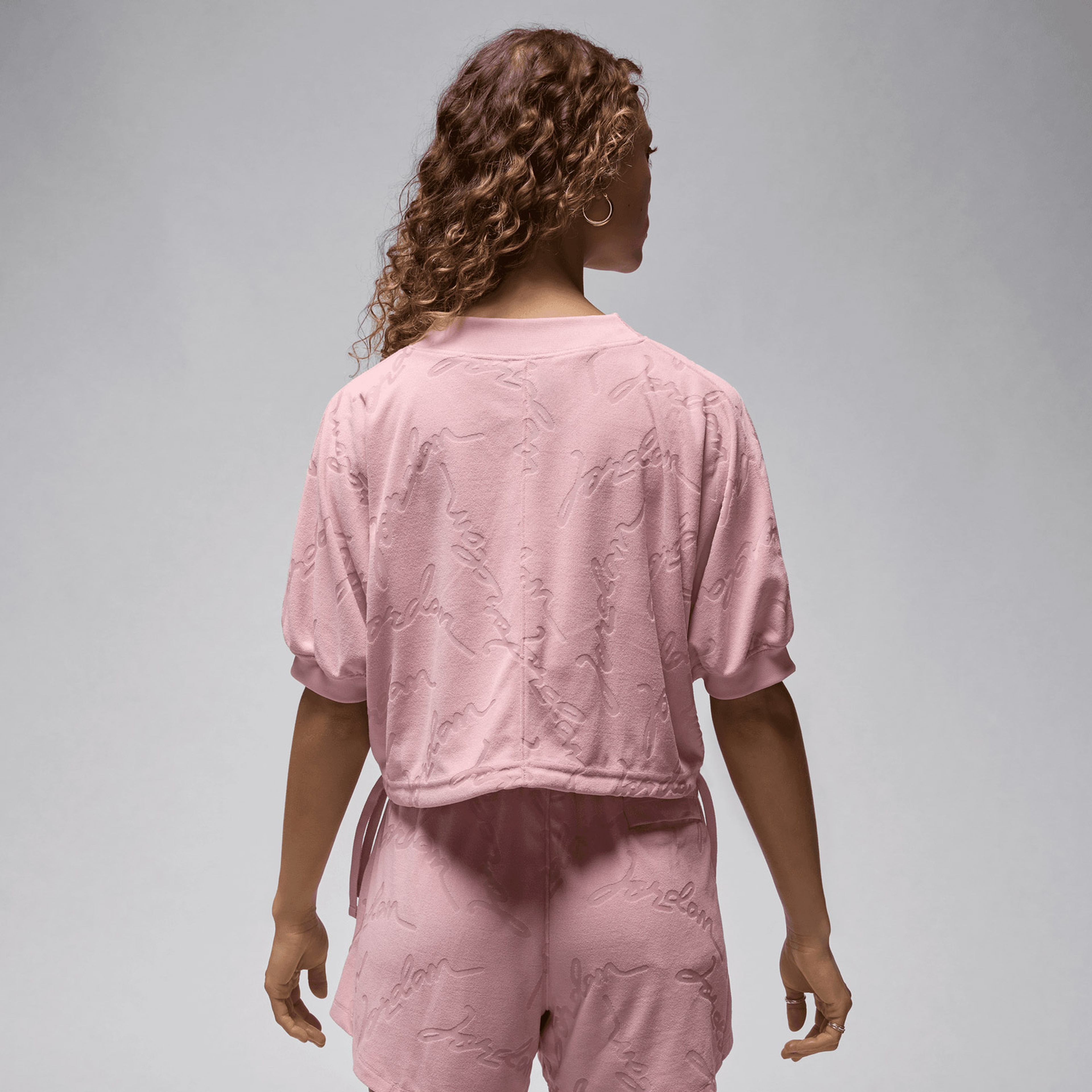 Jordan Classic Kadın Kırmızı Crop T-Shirt