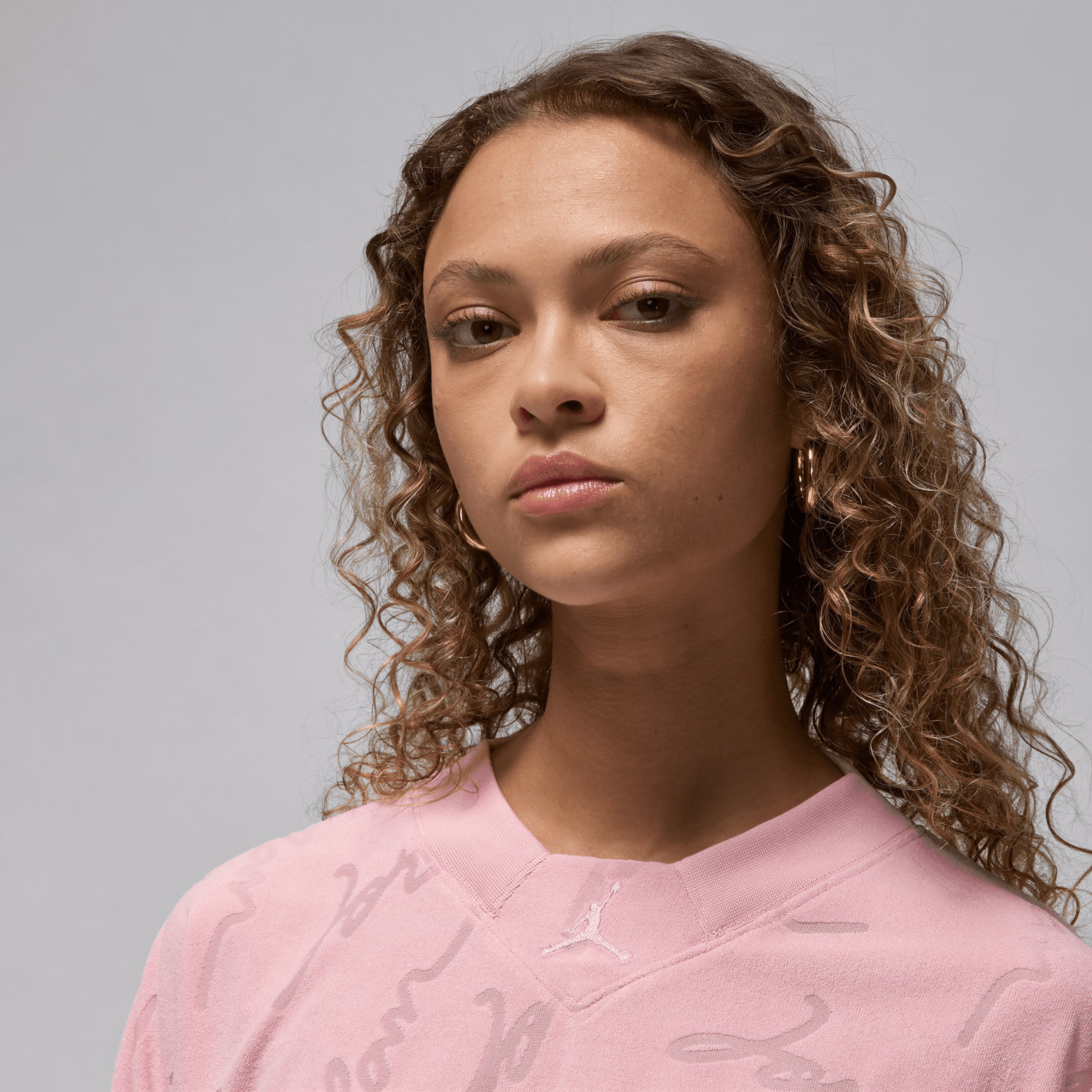 Jordan Classic Kadın Kırmızı Crop T-Shirt