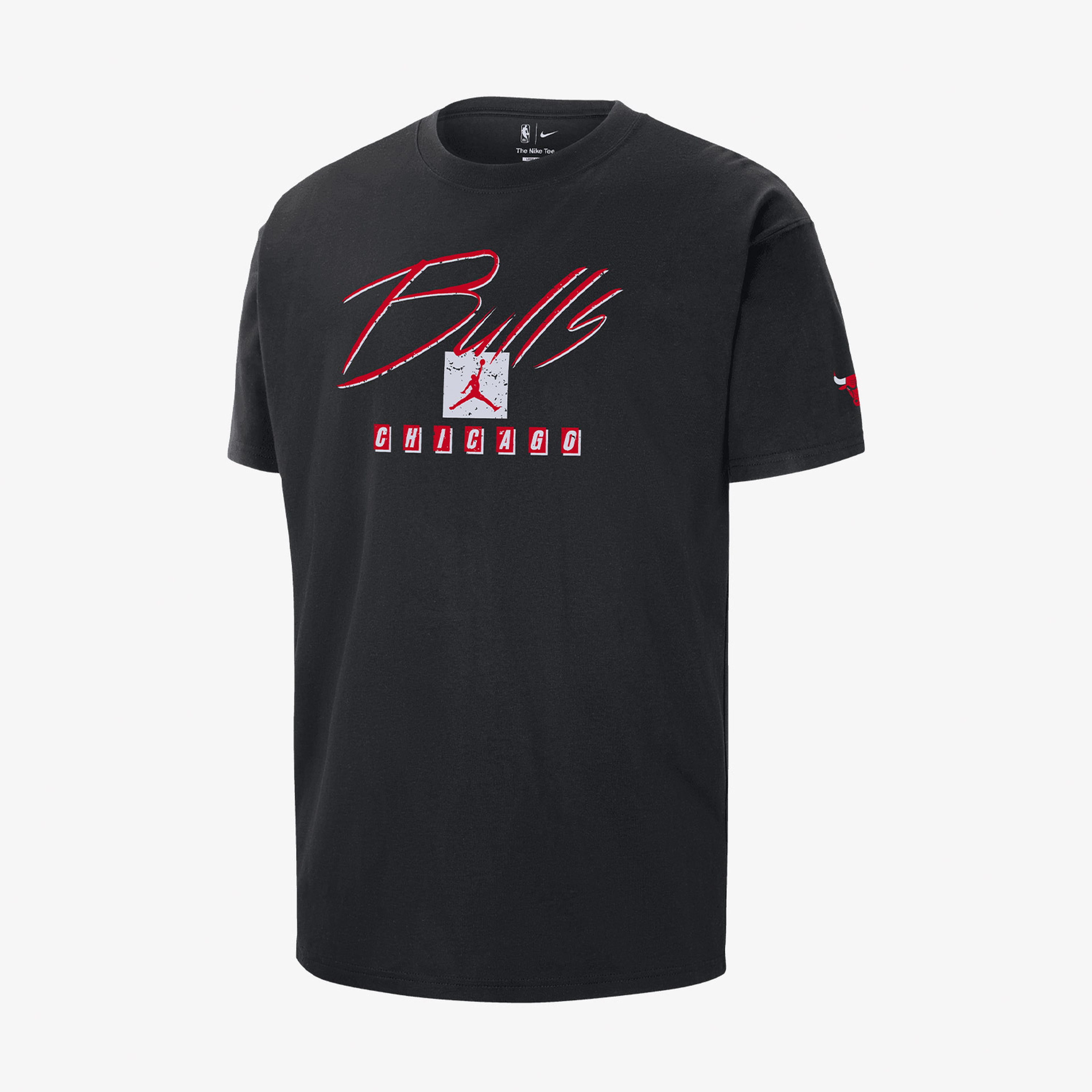 Nike Chicago Bulls Courtside Statement Edition Erkek Siyah T-Shirt