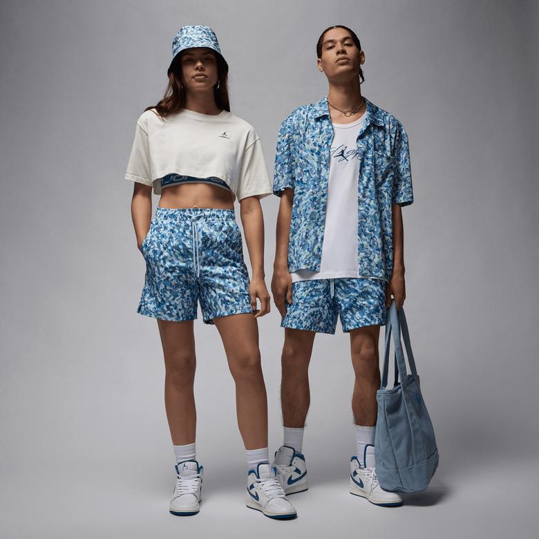 Jordan Essentials Erkek Mavi Deniz Şortu