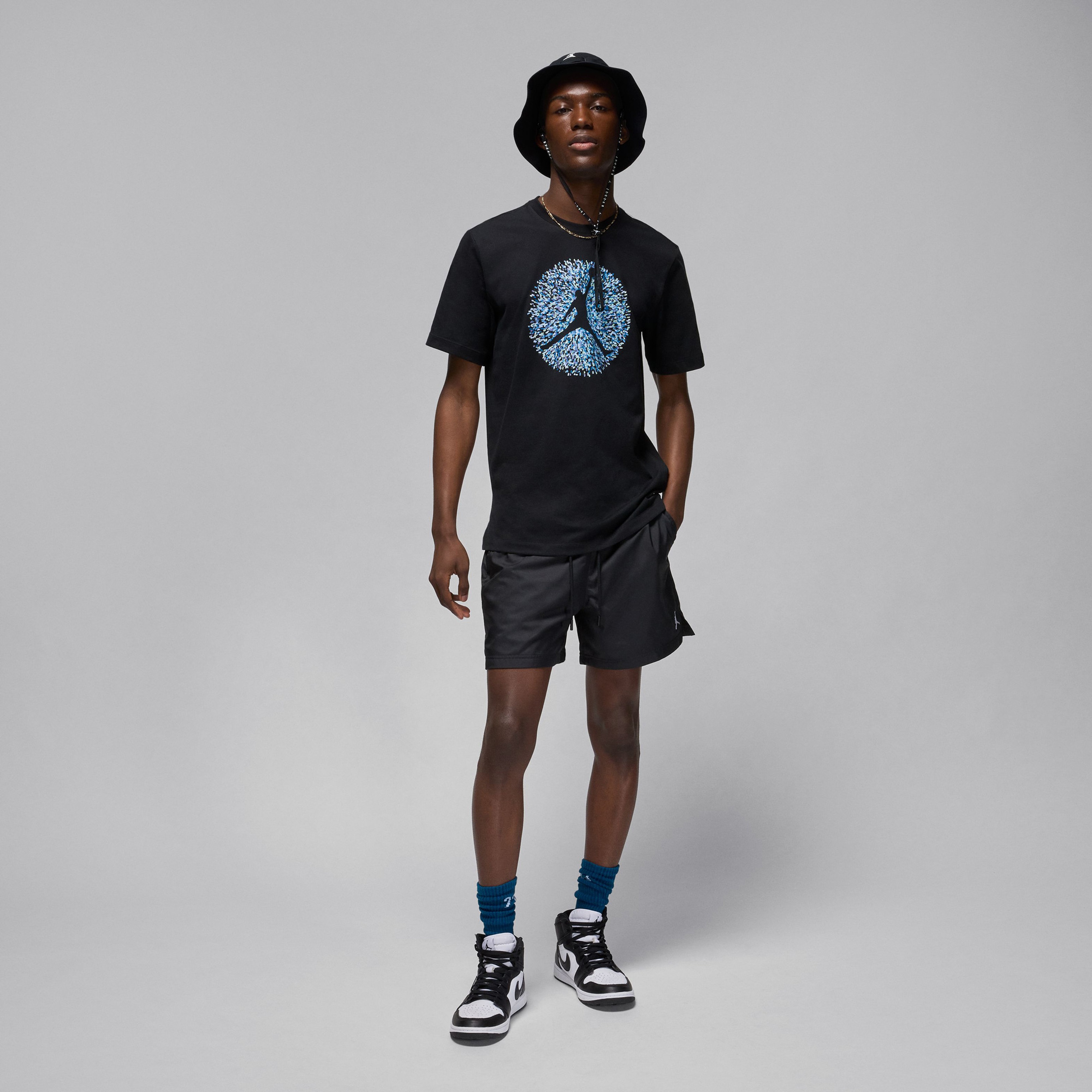 Jordan Flight Essentials Erkek Siyah T-Shirt