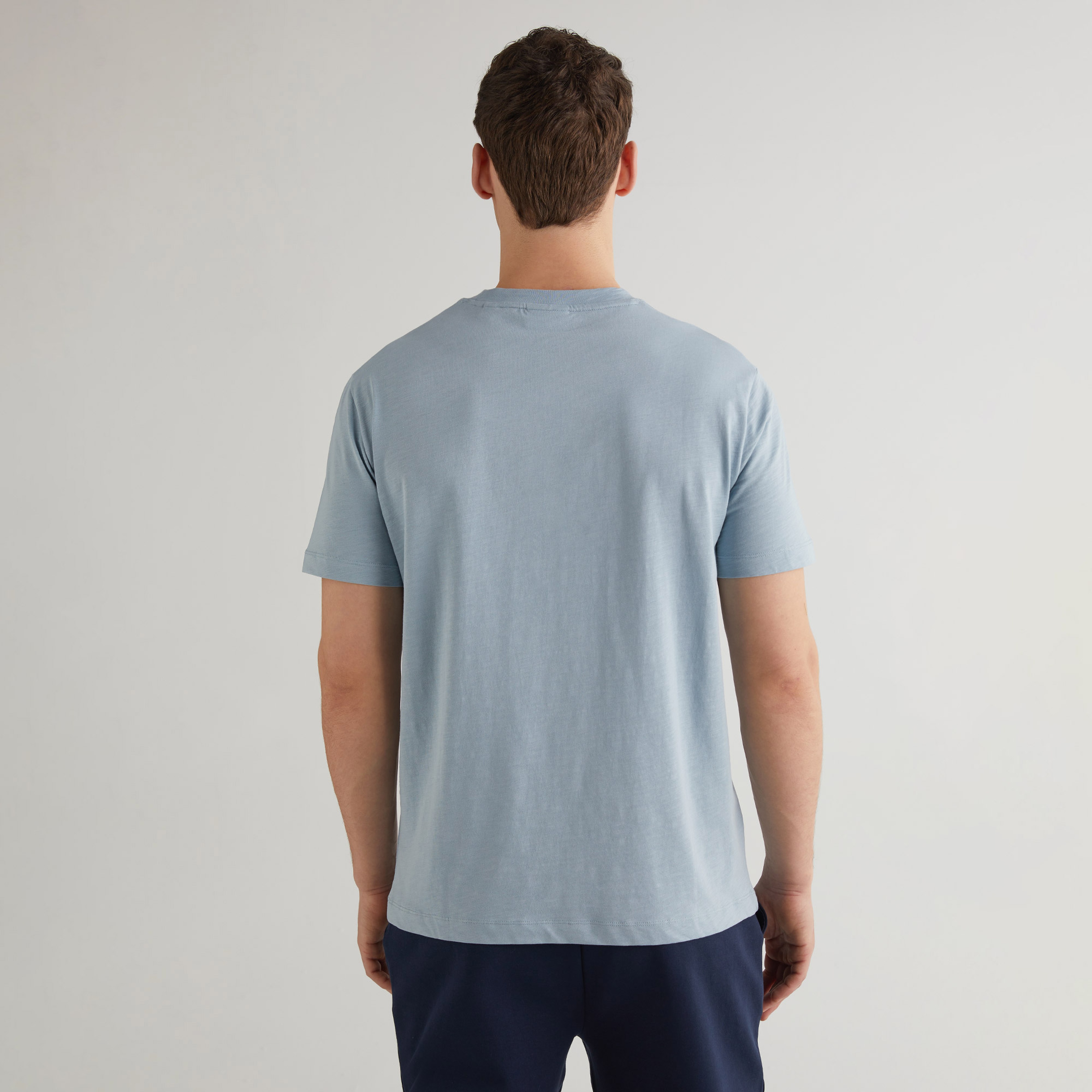 GANT Erkek Mavi Regular Fit T-Shirt