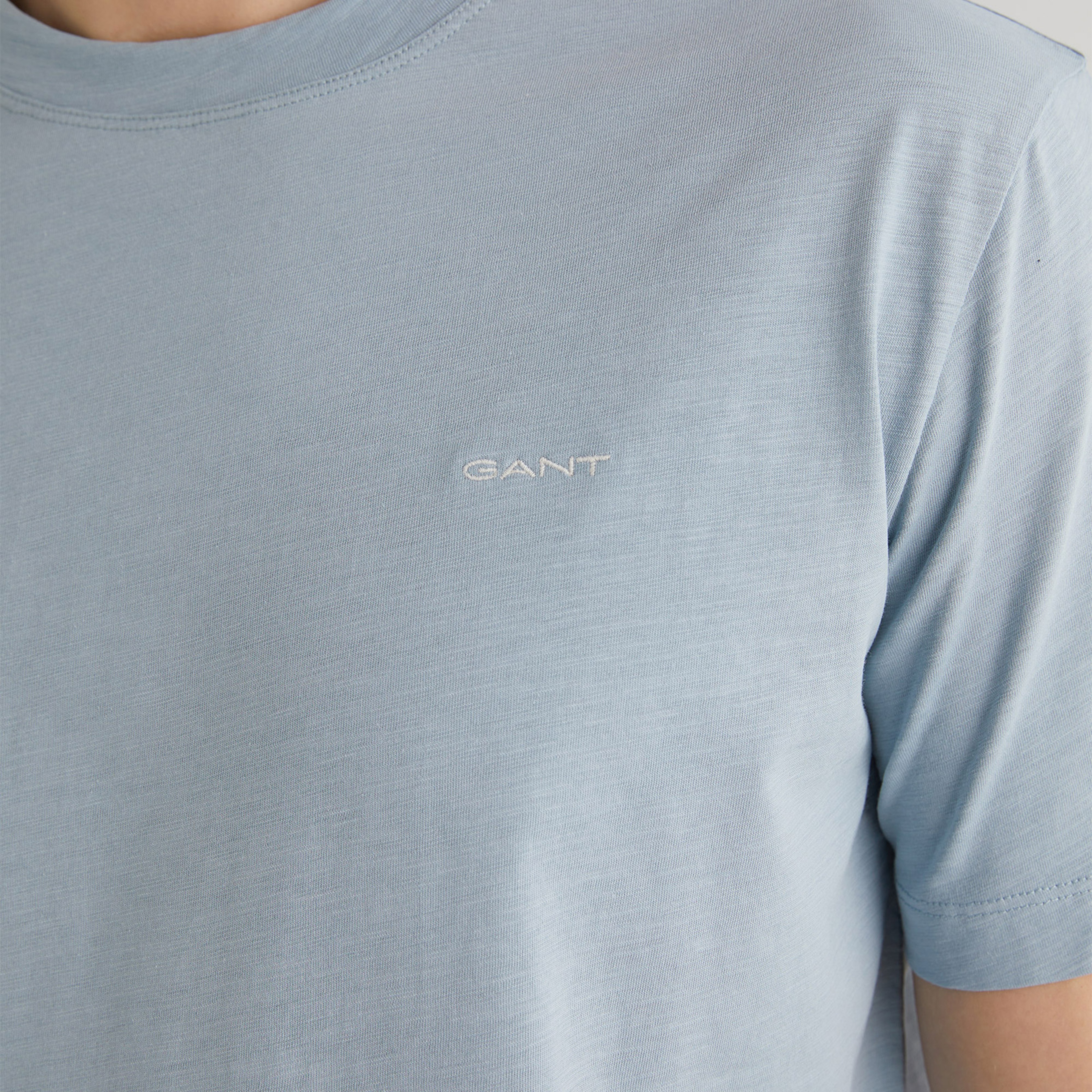 GANT Erkek Mavi Regular Fit T-Shirt