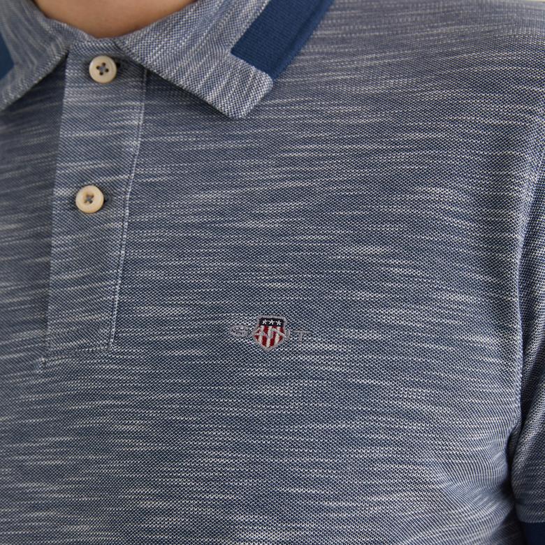 GANT Erkek Mavi Regular Fit Logolu Polo