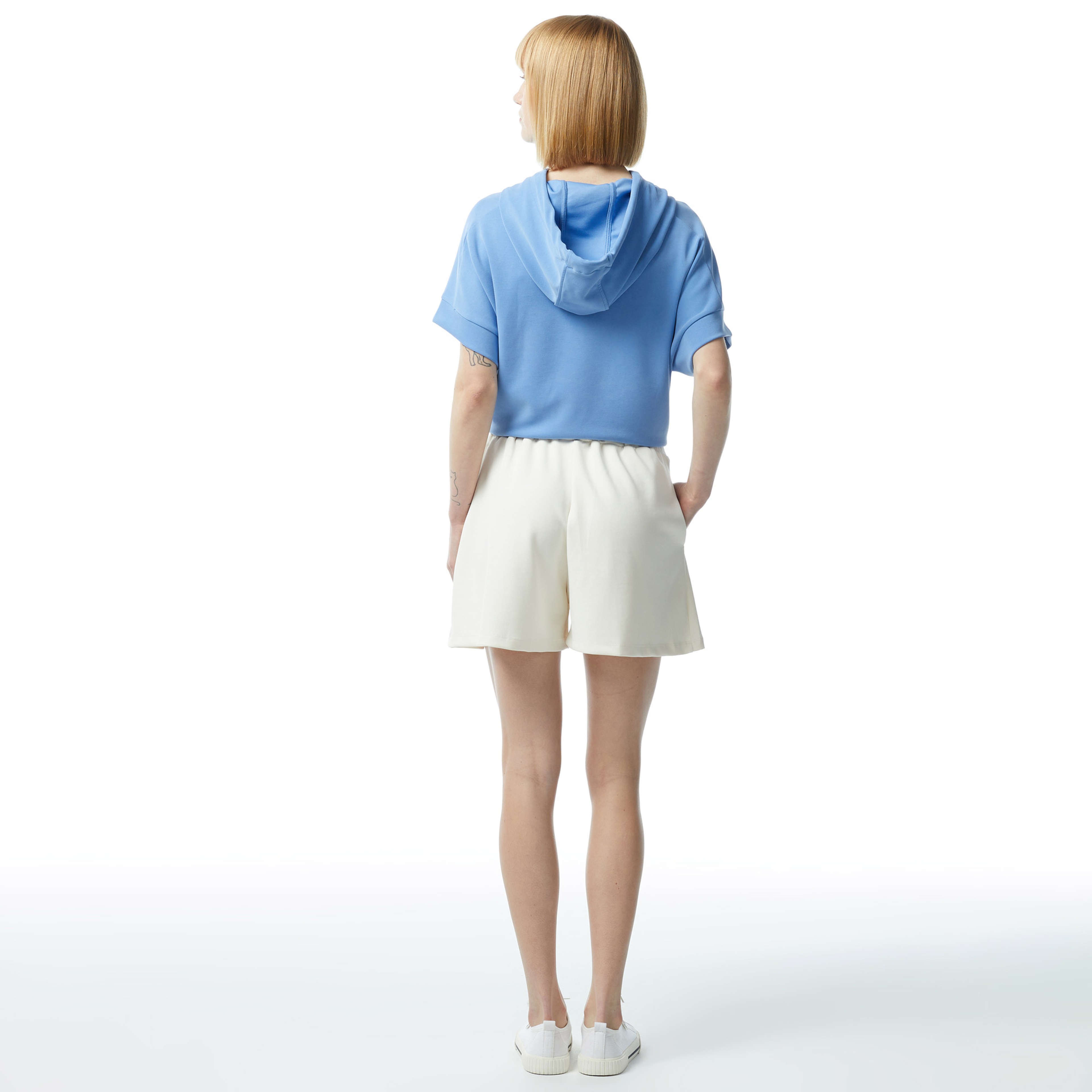 Nautica Kadın Kırık Beyaz Relaxed Fit Şort