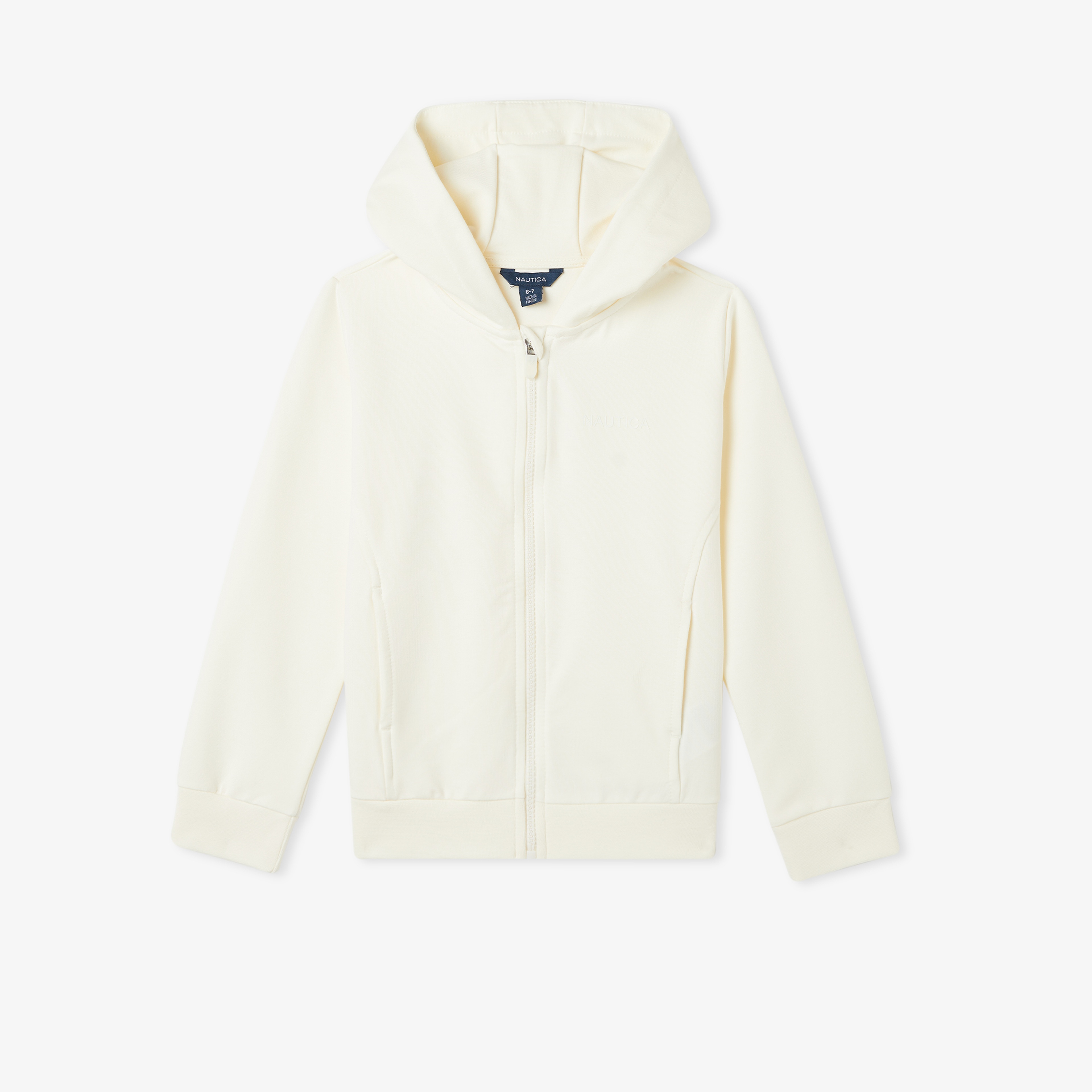 Nautica Kız Çocuk Beyaz Standart Fit Sweatshirt