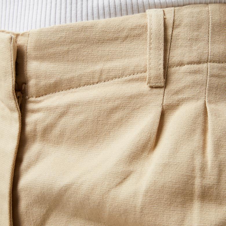 Nautica Kadın Bej Relaxed Fit Şort