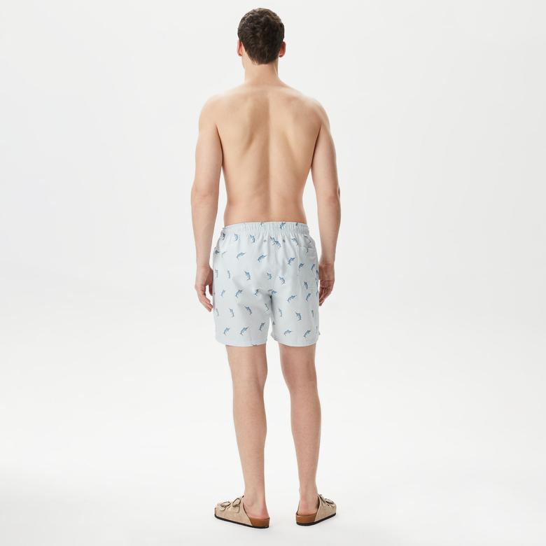 Nautica Classic Erkek Mavi Deniz Şortu