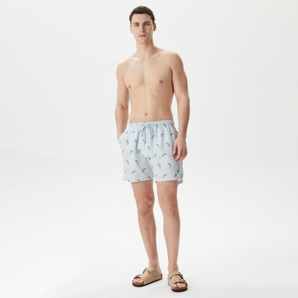 Nautica Classic Erkek Mavi Deniz Şortu