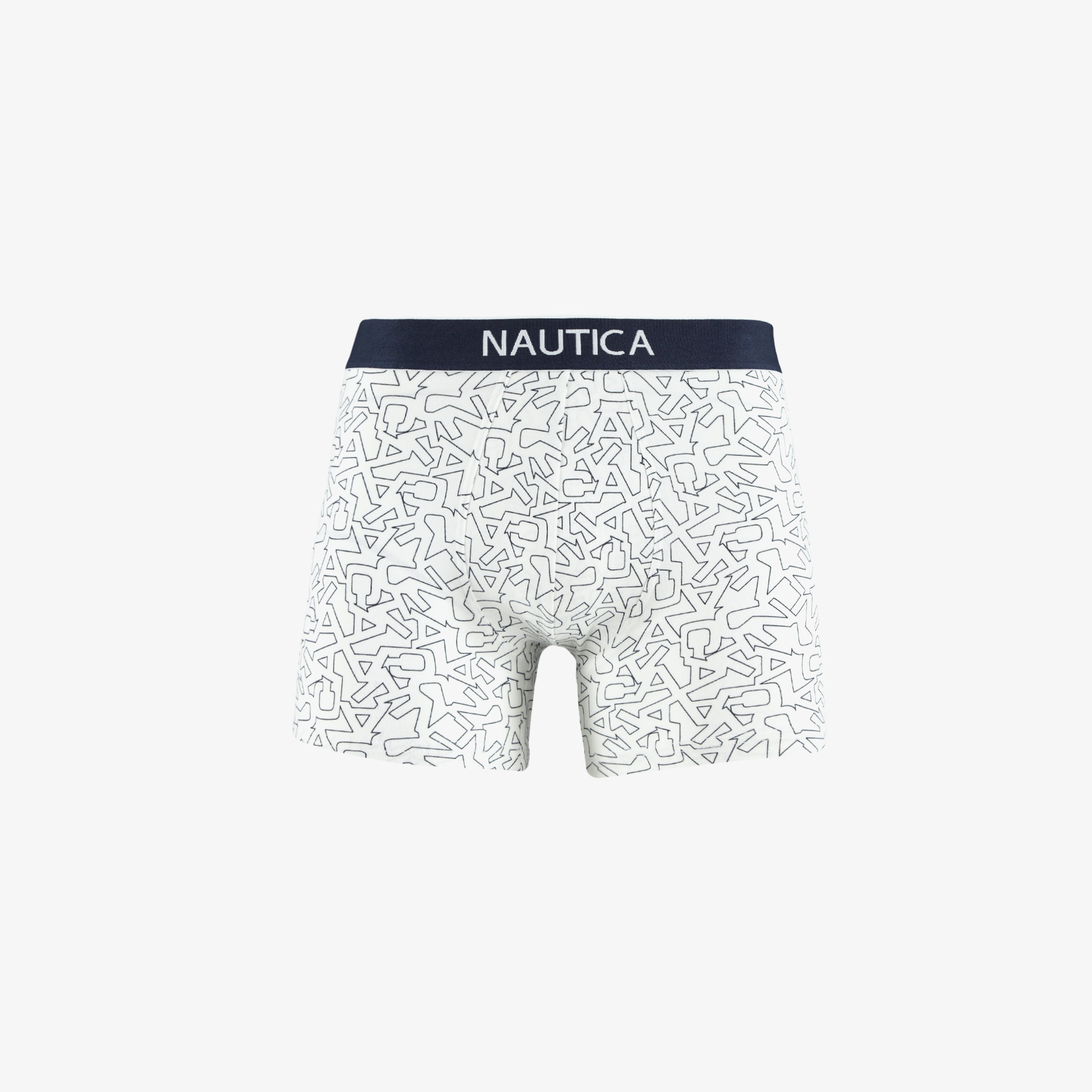 Nautica Erkek Beyaz Desenli 3'lü Boxer