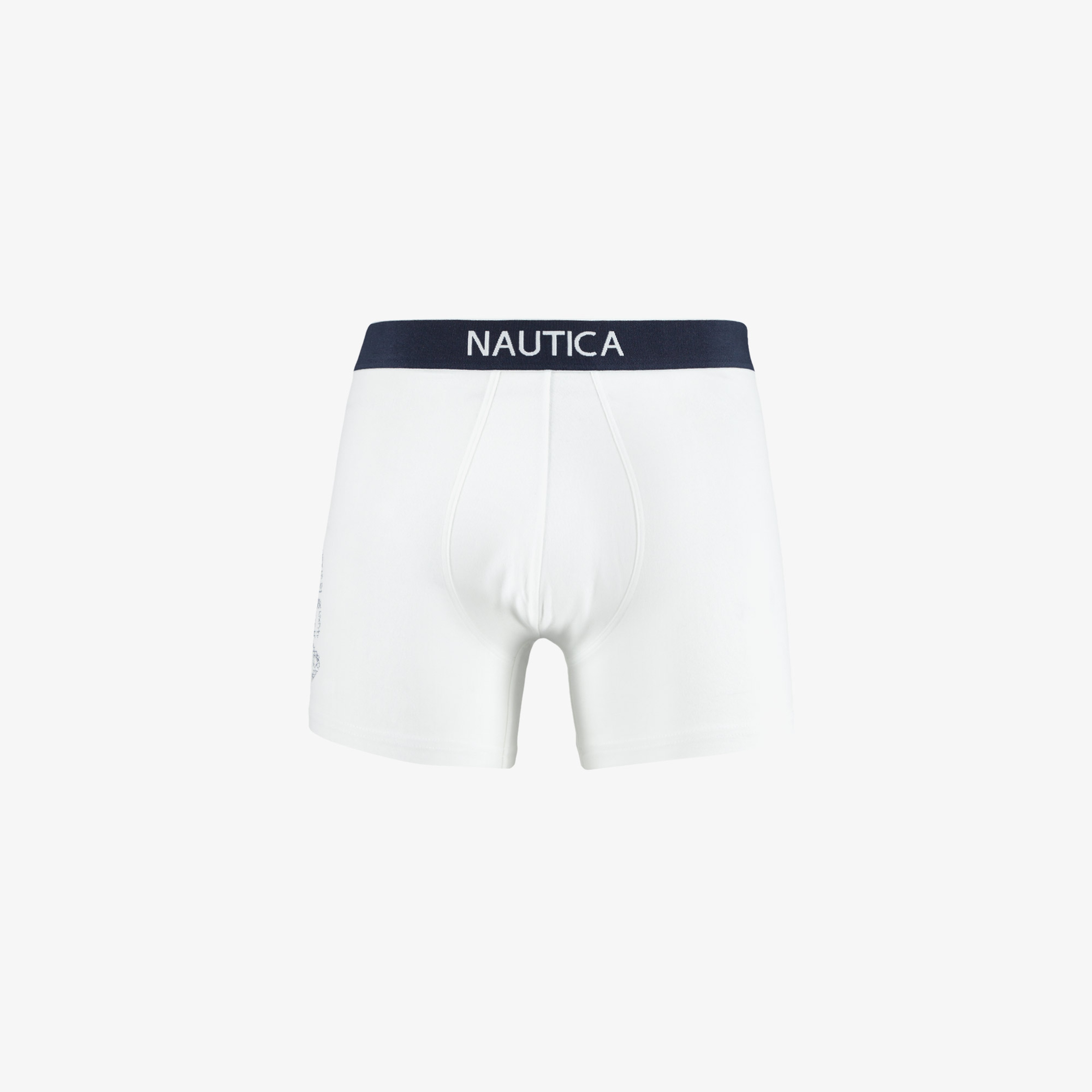 Nautica Erkek Beyaz Desenli 3'lü Boxer