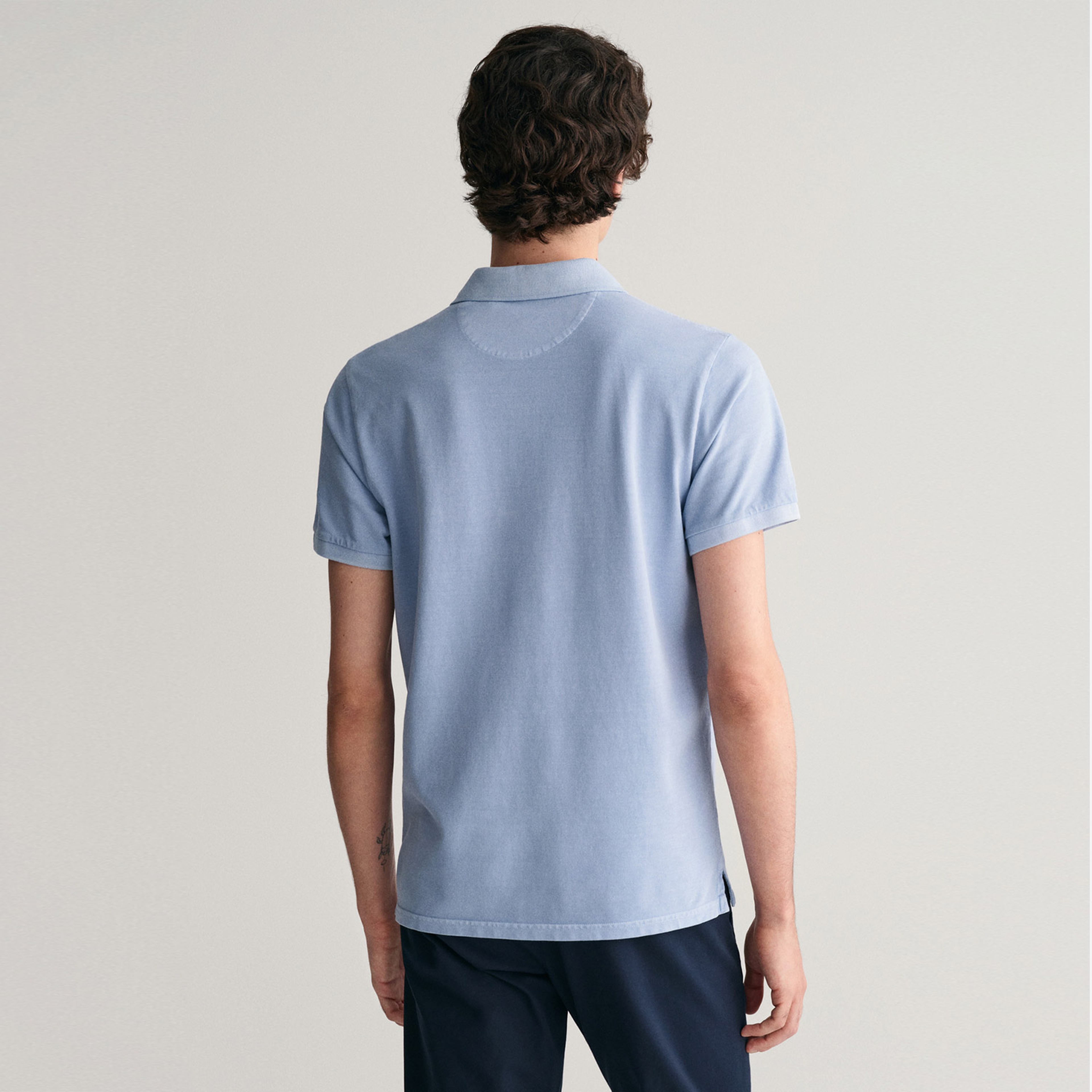 GANT Erkek Mavi Regular Fit Logolu Polo