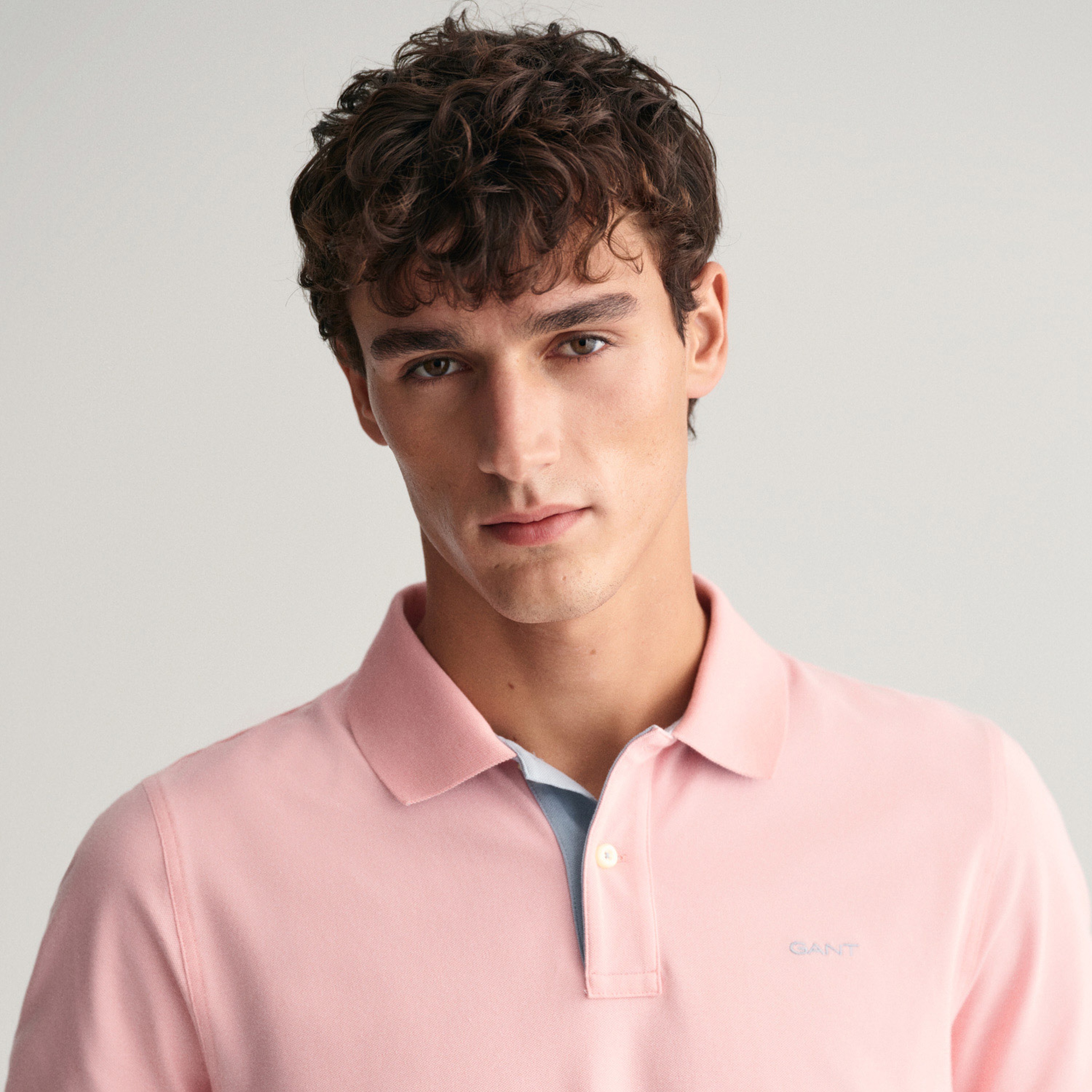 GANT Erkek Pembe Regular Fit Polo