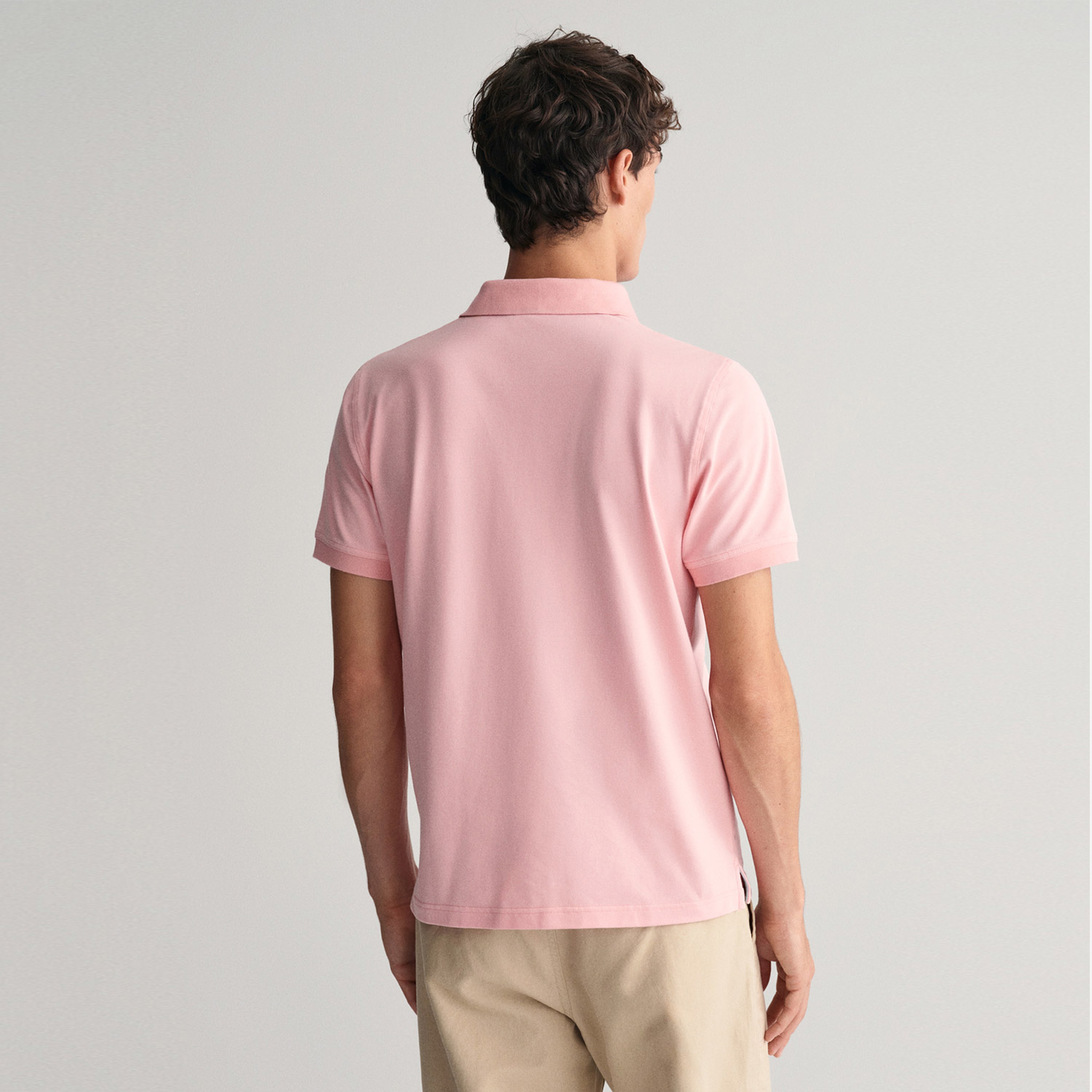 GANT Erkek Pembe Regular Fit Polo