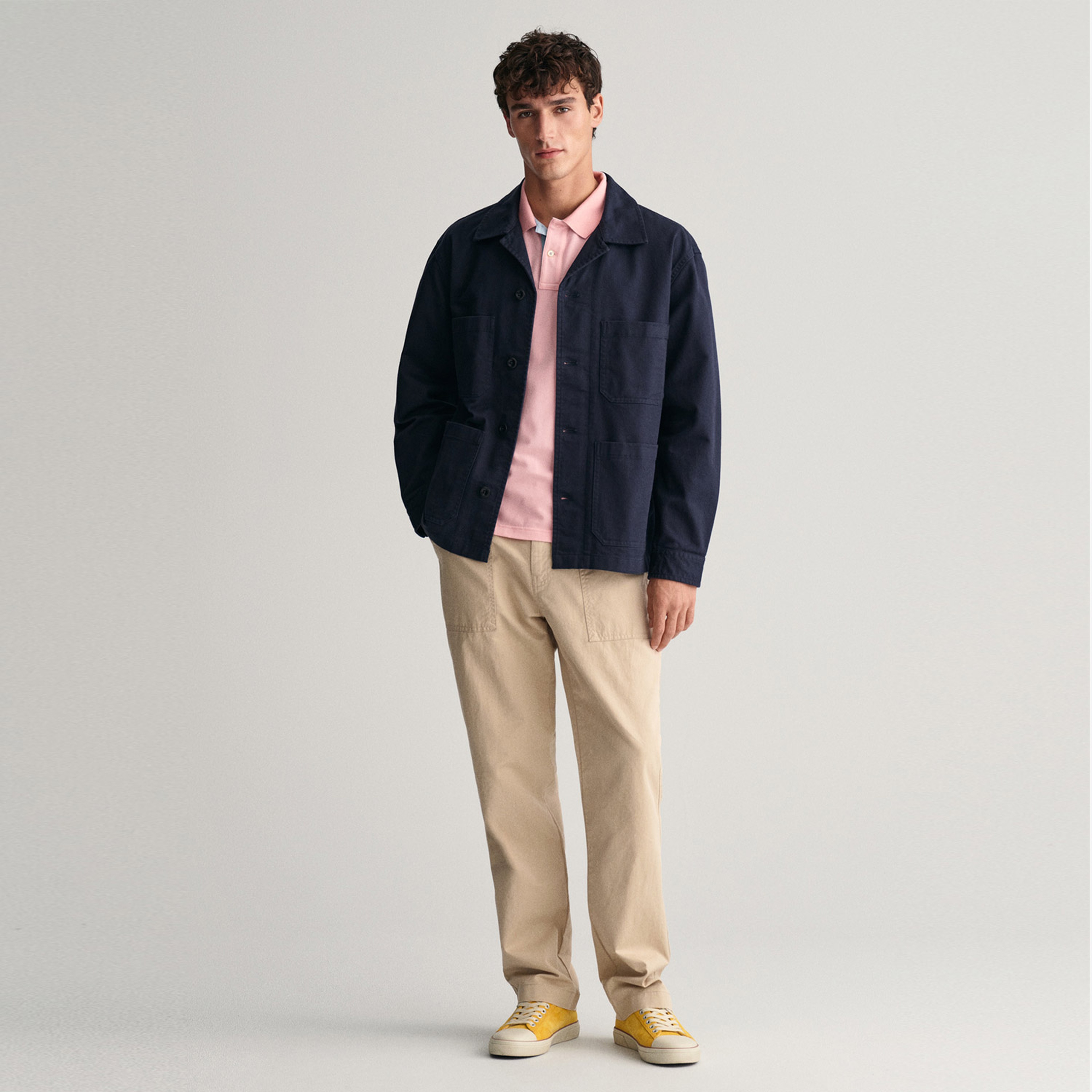 GANT Erkek Pembe Regular Fit Polo