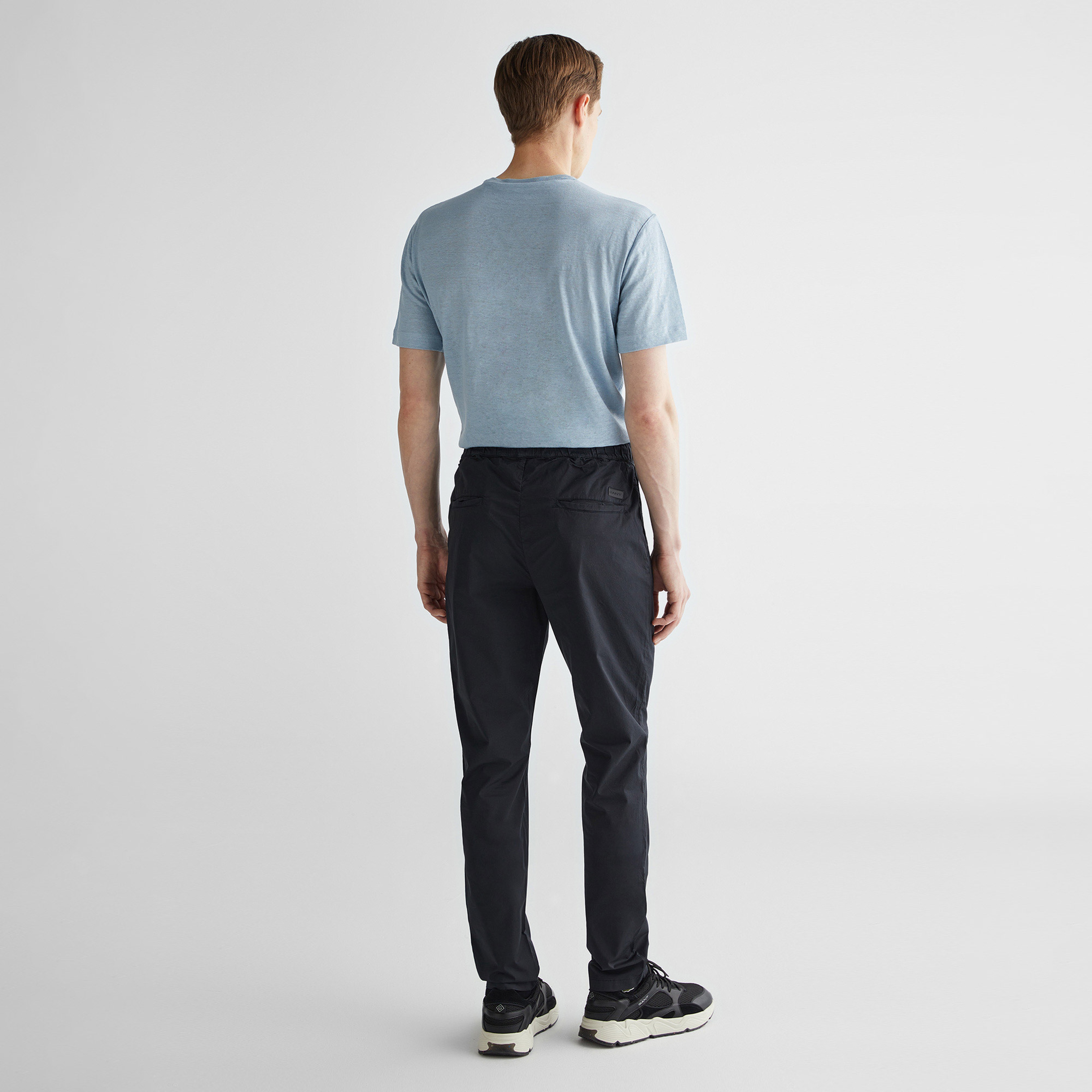 GANT Erkek Siyah Regular Fit Pantolon
