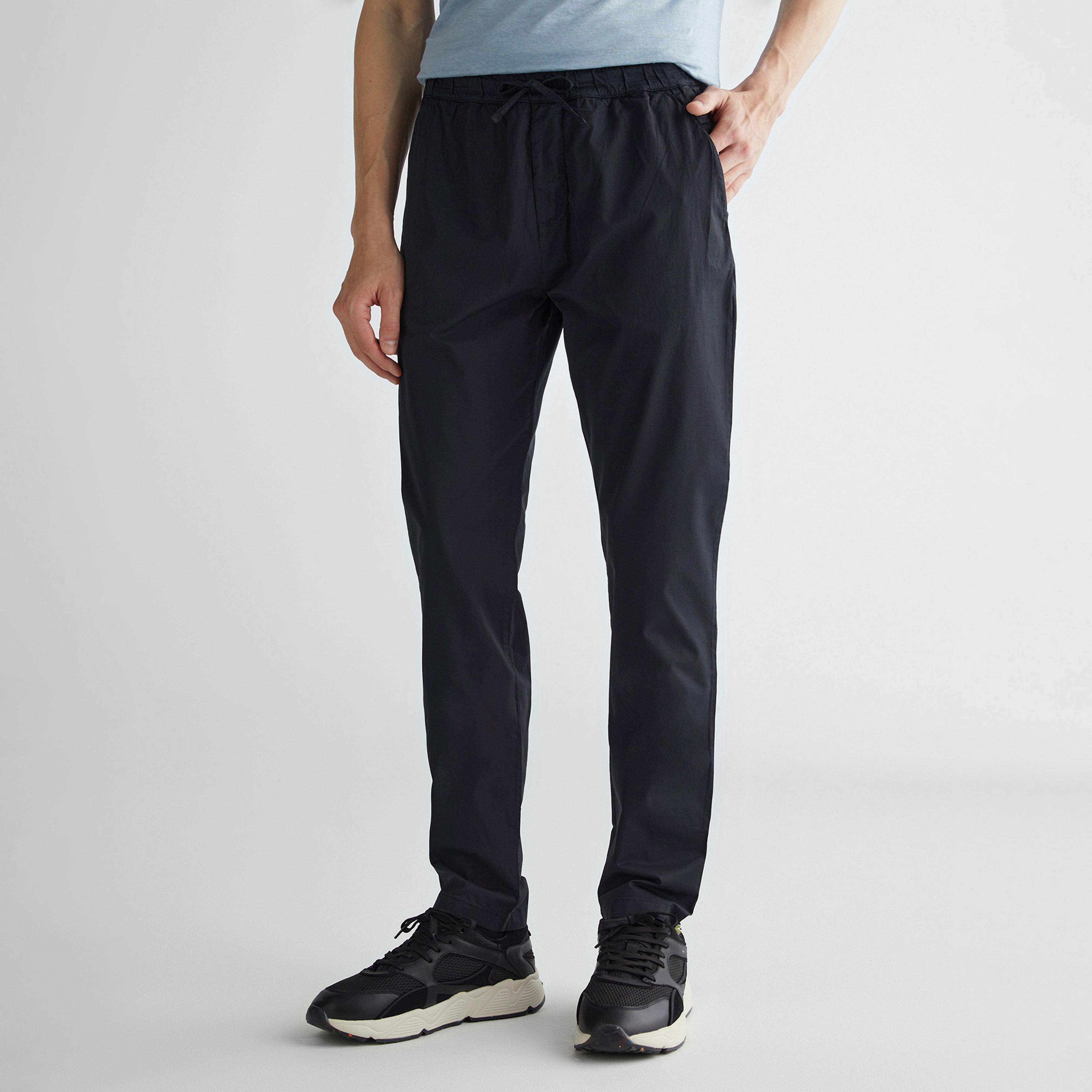 GANT Erkek Siyah Regular Fit Pantolon