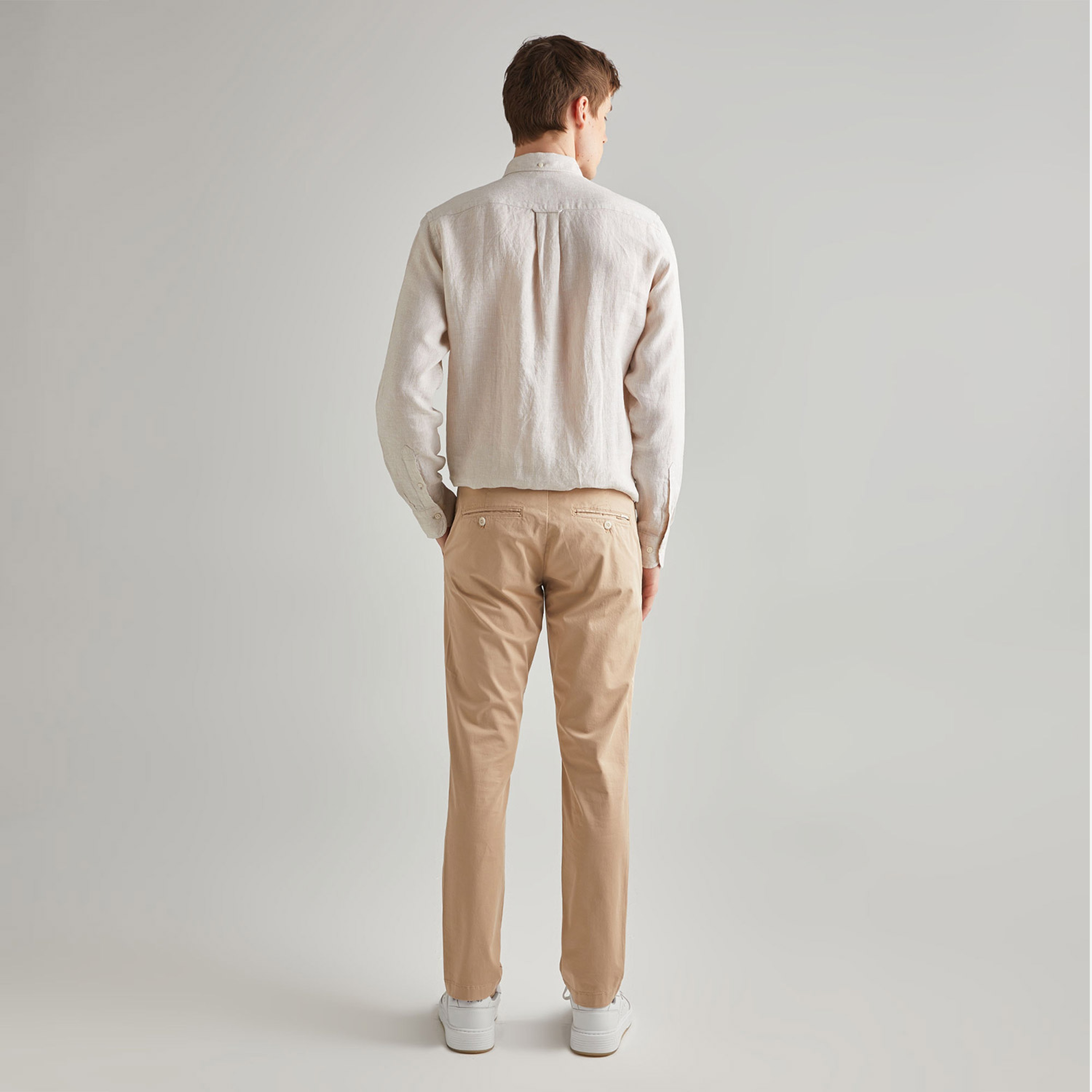 GANT Erkek Bej Slim Fit Pantolon