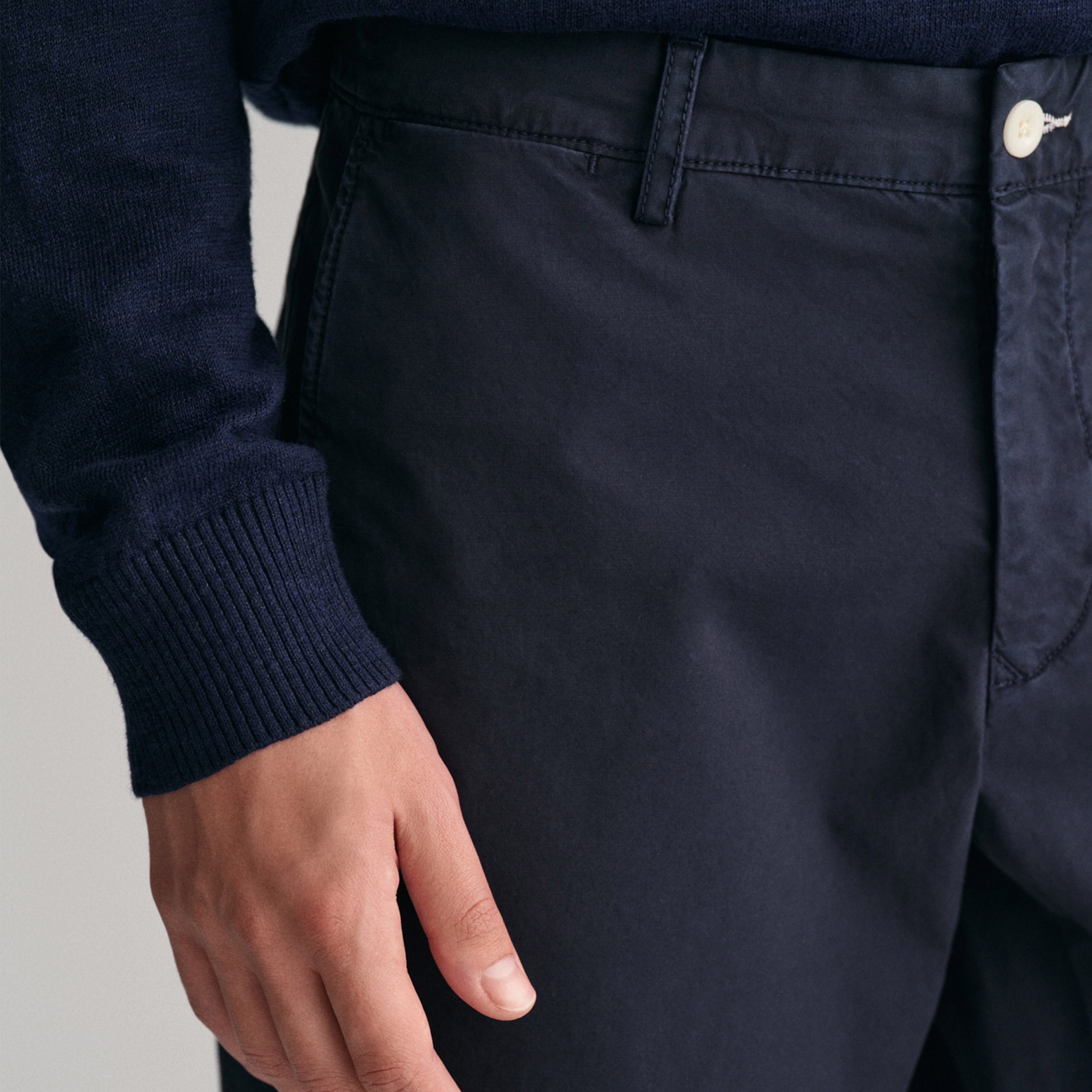 GANT Erkek Lacivert Slim Fit Pantolon