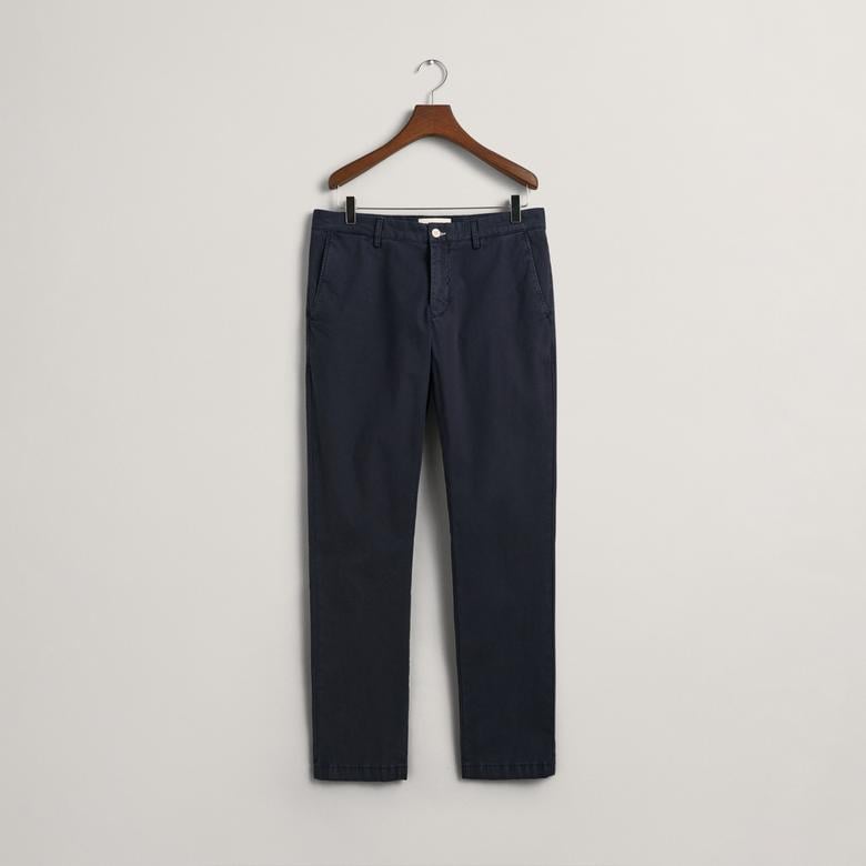 GANT Erkek Lacivert Slim Fit Pantolon