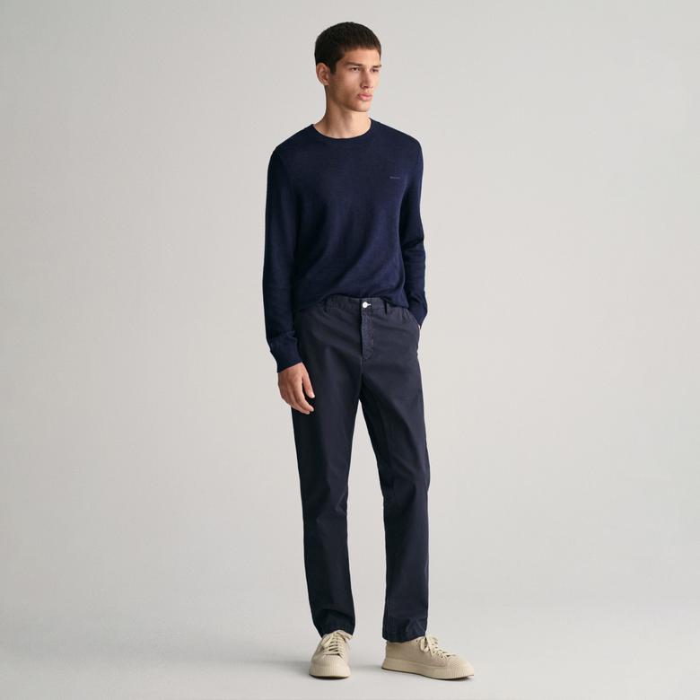 GANT Erkek Lacivert Slim Fit Pantolon
