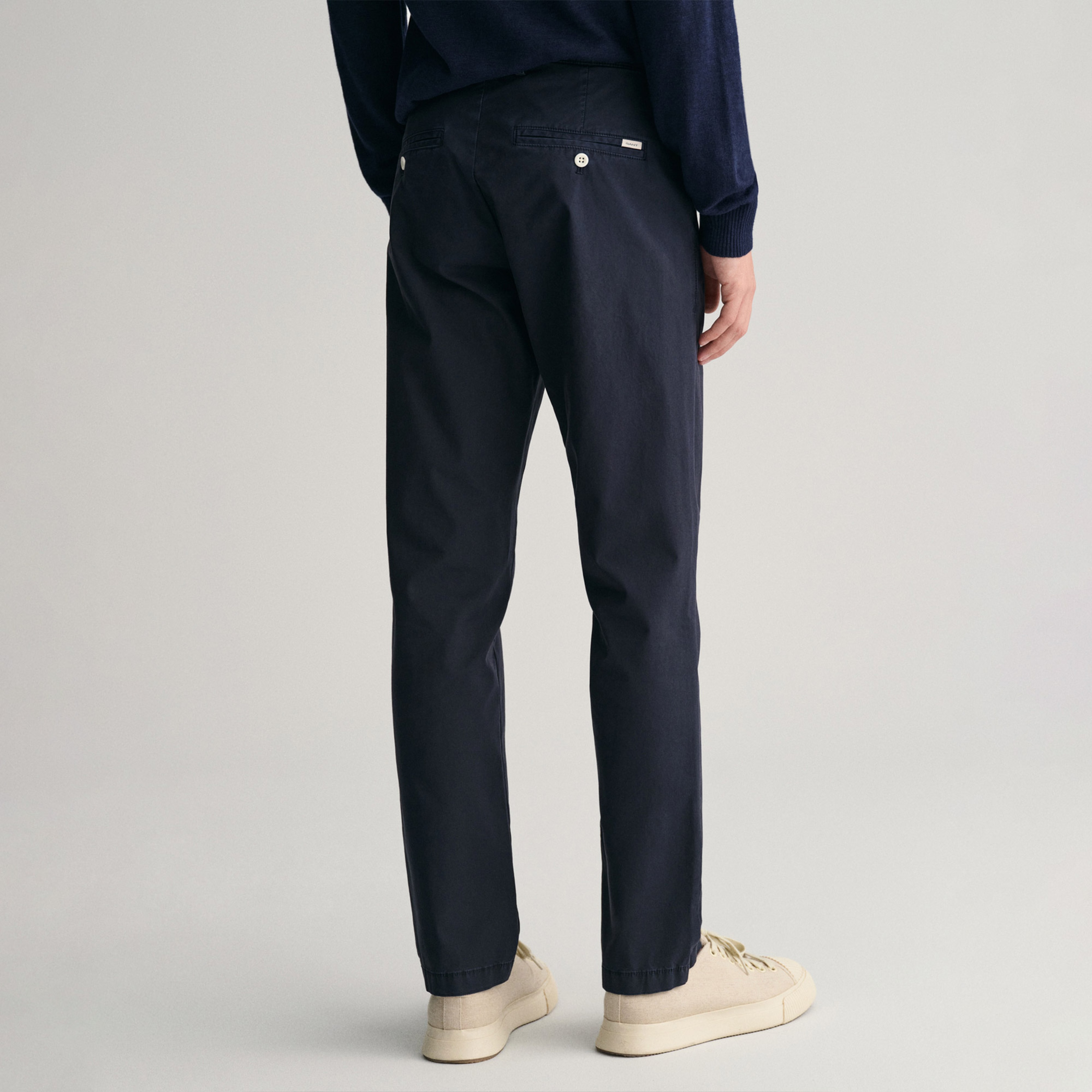 GANT Erkek Lacivert Slim Fit Pantolon
