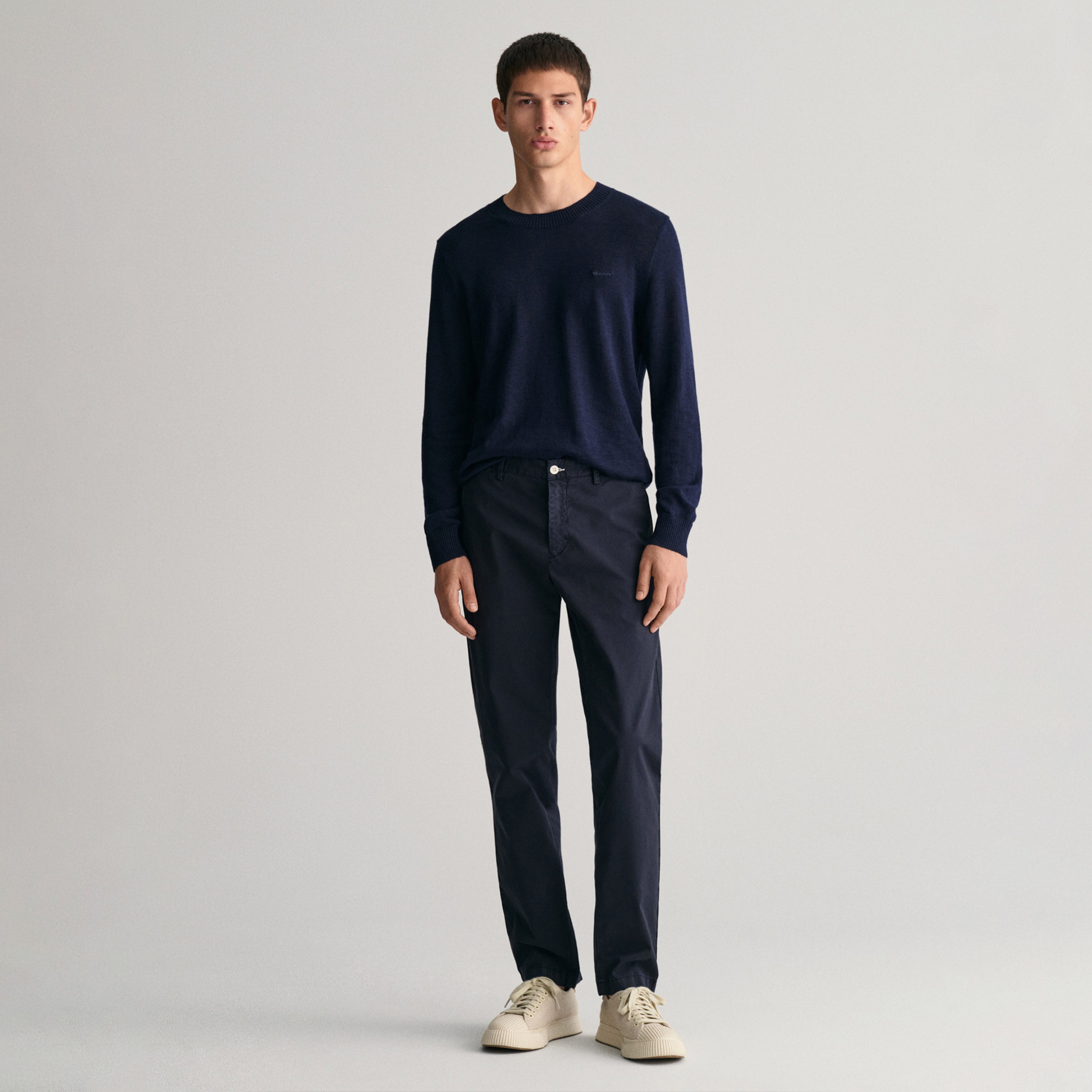 GANT Erkek Lacivert Slim Fit Pantolon