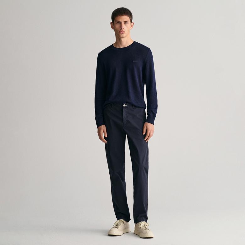 GANT Erkek Lacivert Slim Fit Pantolon