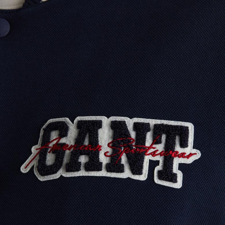 GANT Erkek Lacivert Hakim Yaka Logolu Ceket