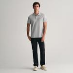 GANT Erkek Gri Regular Fit Polo