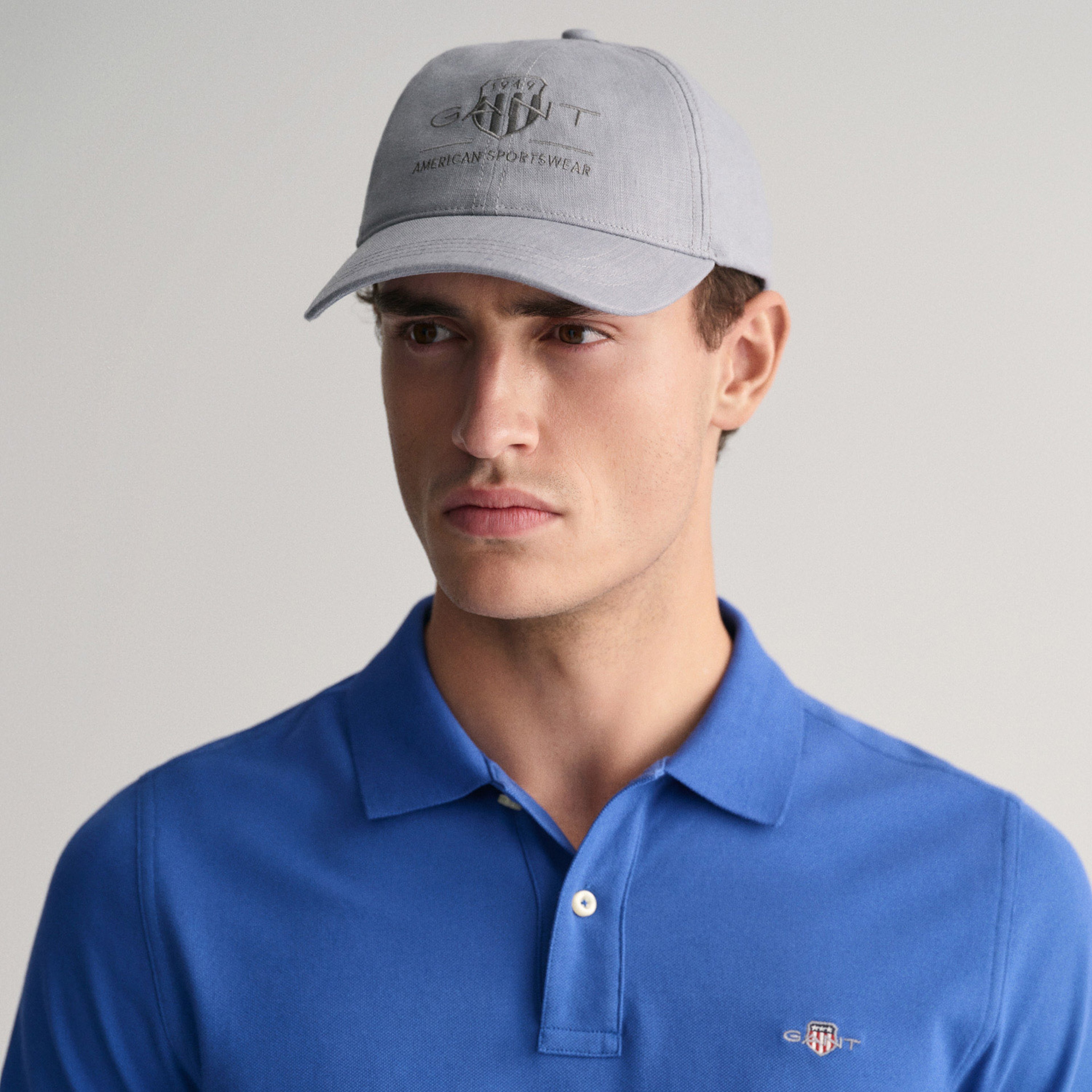 GANT Erkek Mavi Regular Fit Polo
