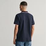 GANT Erkek Lacivert Regular Fit Çizgili Polo