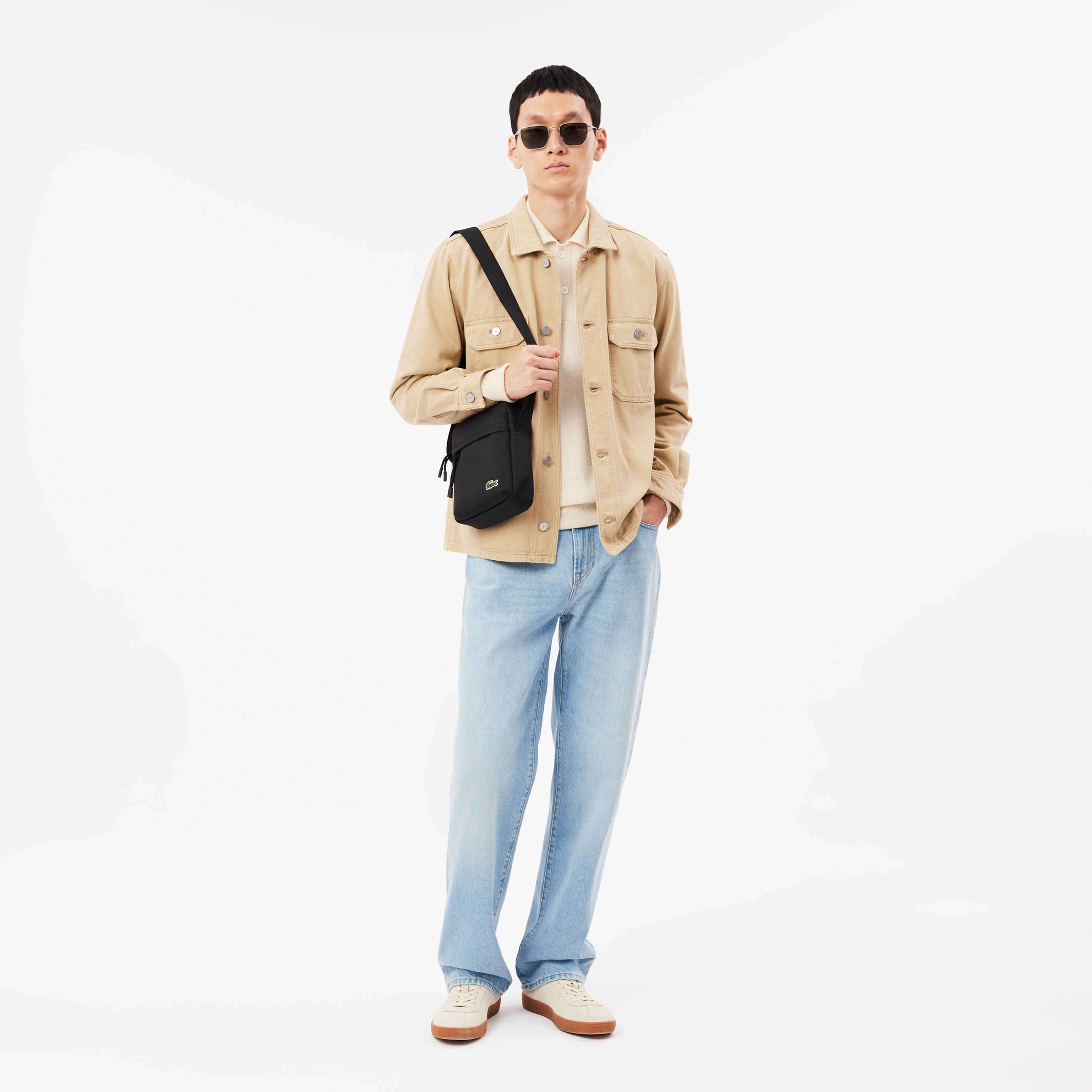 Lacoste Neocroc Unisex Siyah Postacı Çantası