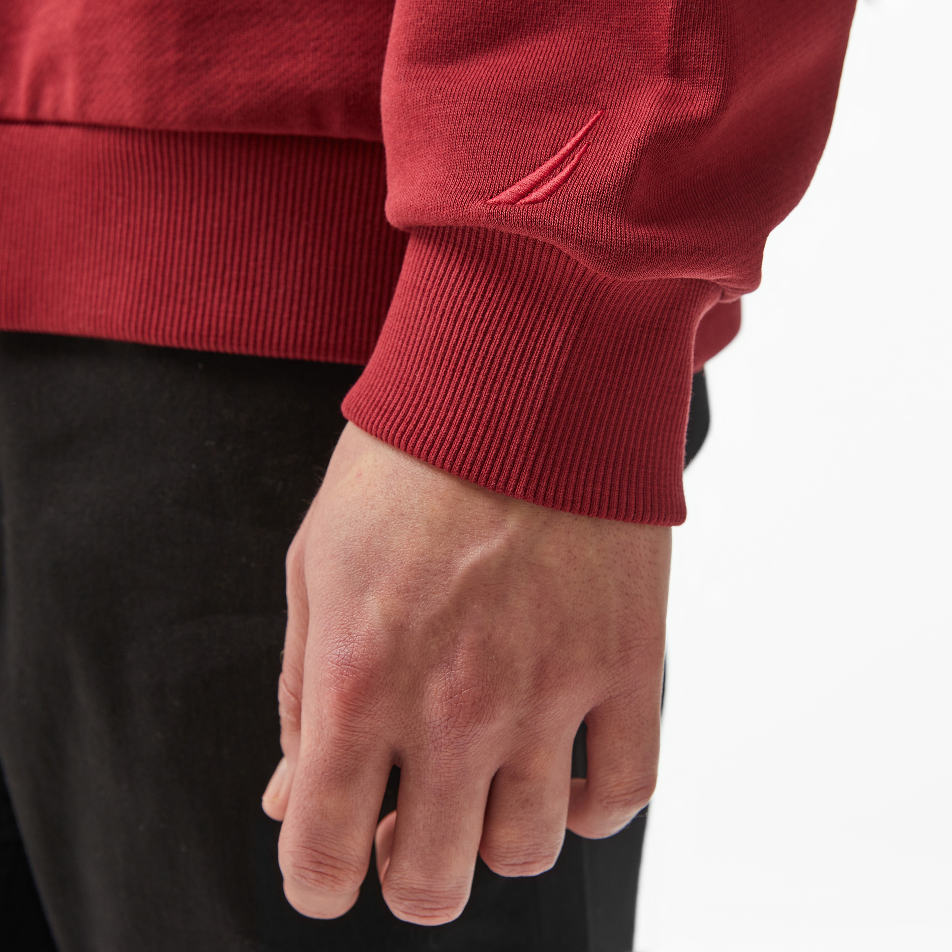 Nautica Erkek Bordo Regular Fit Sweatshirt