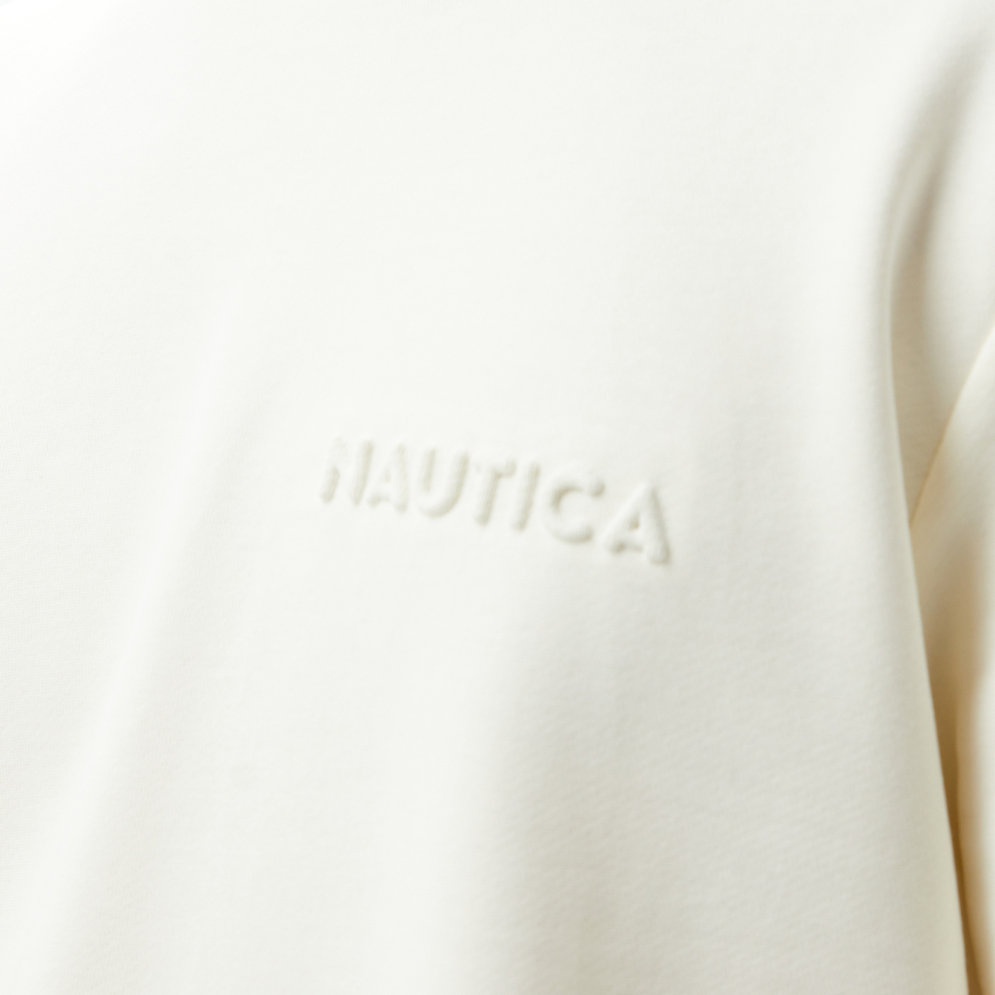 Nautica Erkek Beyaz Regular Fit Sweatshirt
