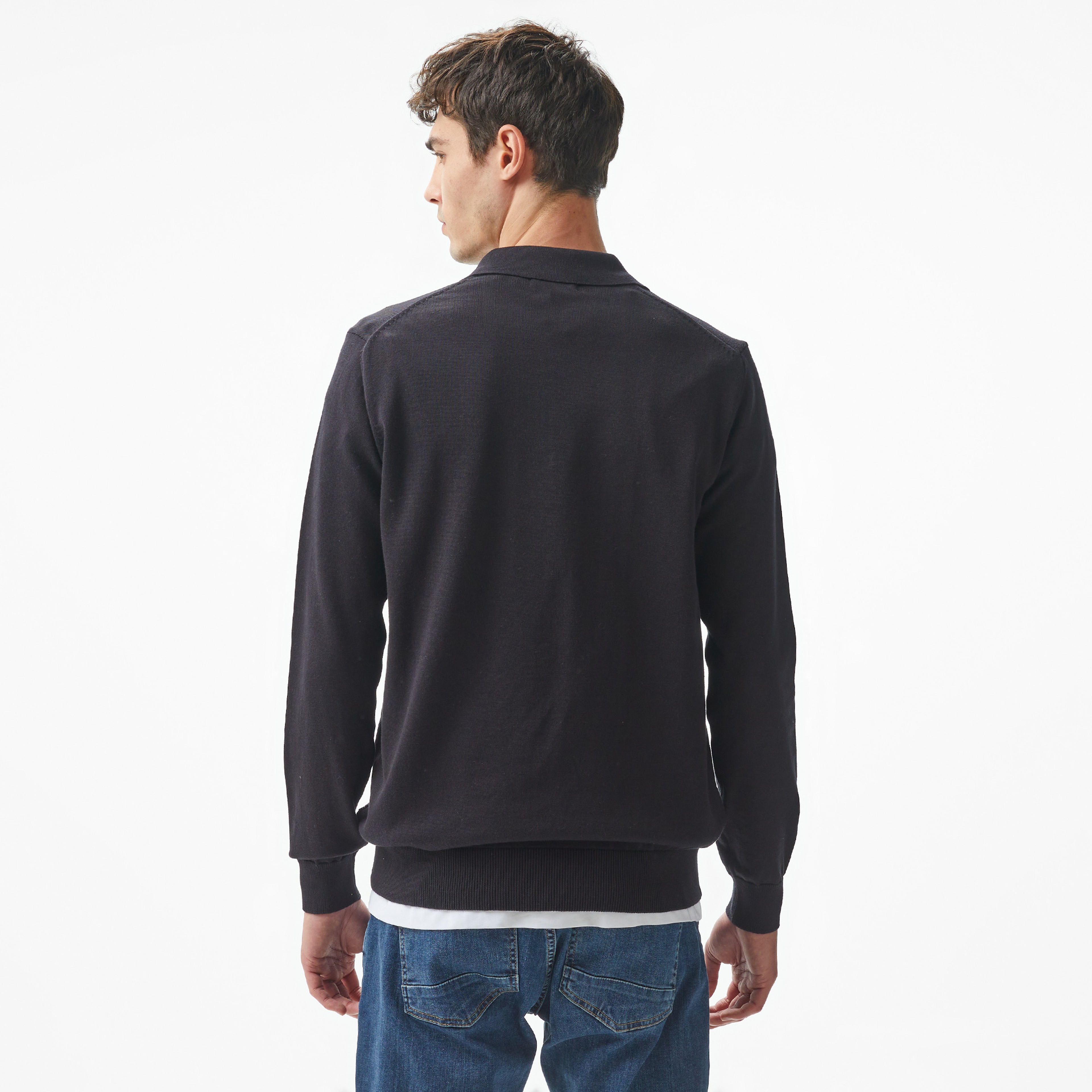 Nautica Erkek Siyah Regular Fit Kazak