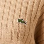 Kadın Regular Fit Yarım Fermuarlı Renk Bloklu Bej Kazak