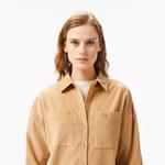 Kadın Relaxed Fit Kahverengi Gömlek