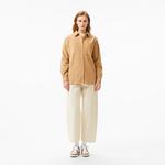 Kadın Relaxed Fit Kahverengi Gömlek