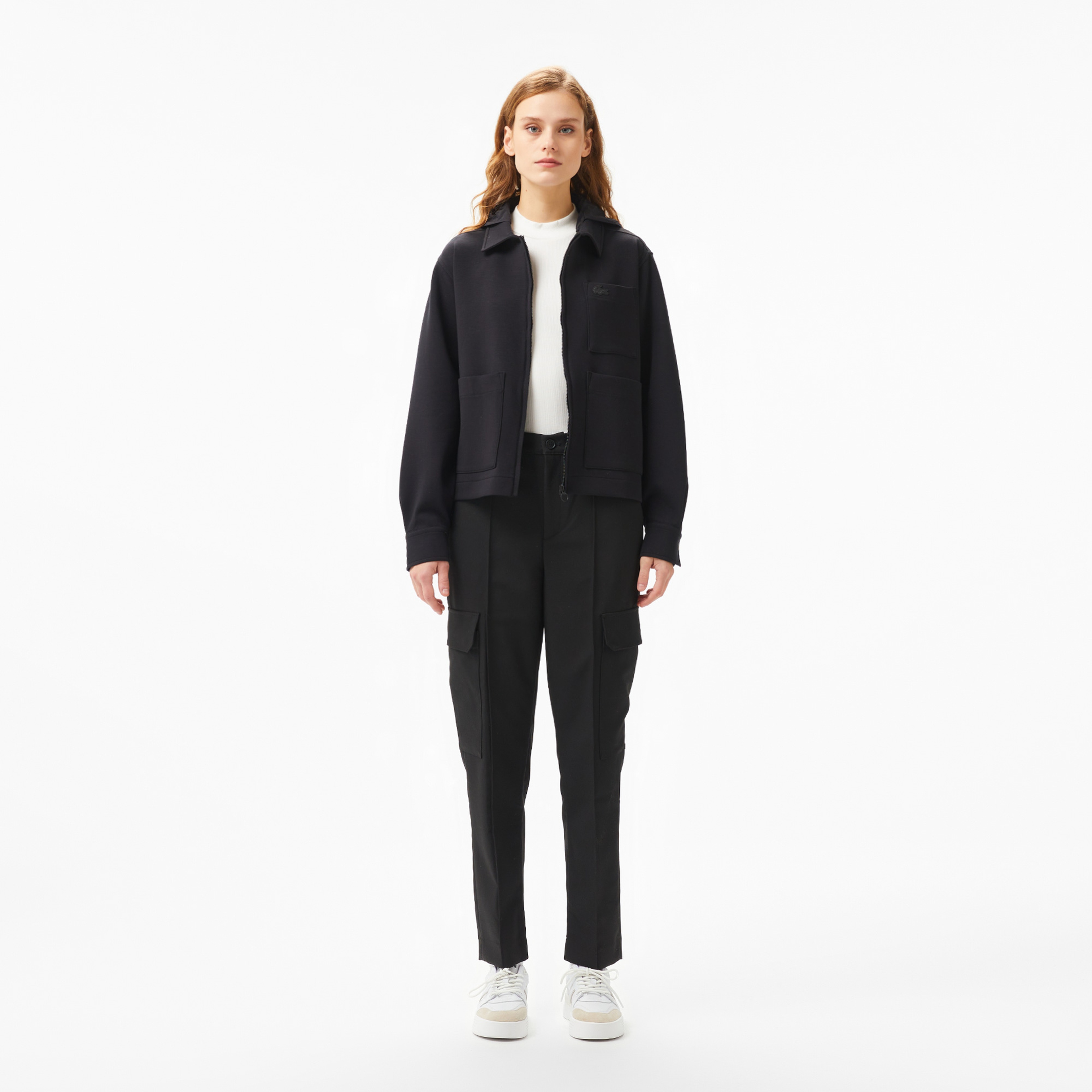 Kadın Regular Fit Siyah Pantolon