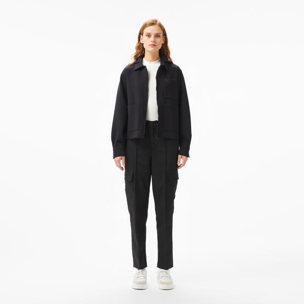 Kadın Regular Fit Siyah Pantolon