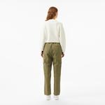 Kadın Regular Fit Haki Pantolon