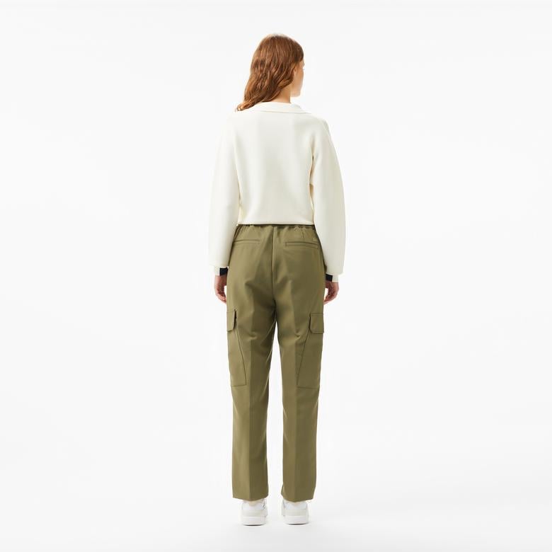 Kadın Regular Fit Haki Pantolon