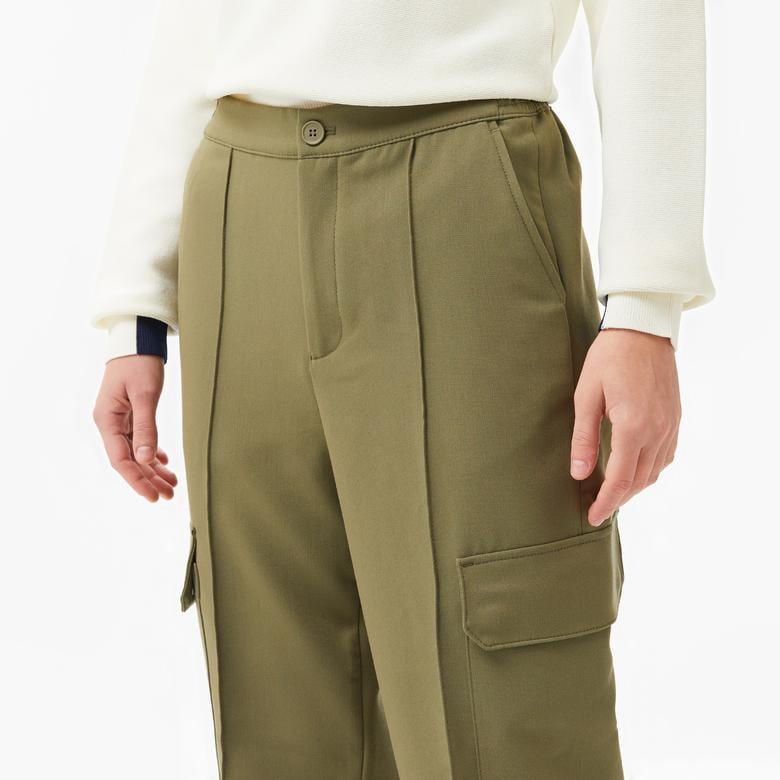 Kadın Regular Fit Haki Pantolon