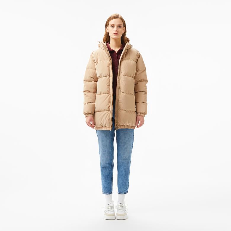Lacoste Kadın Bej Mont