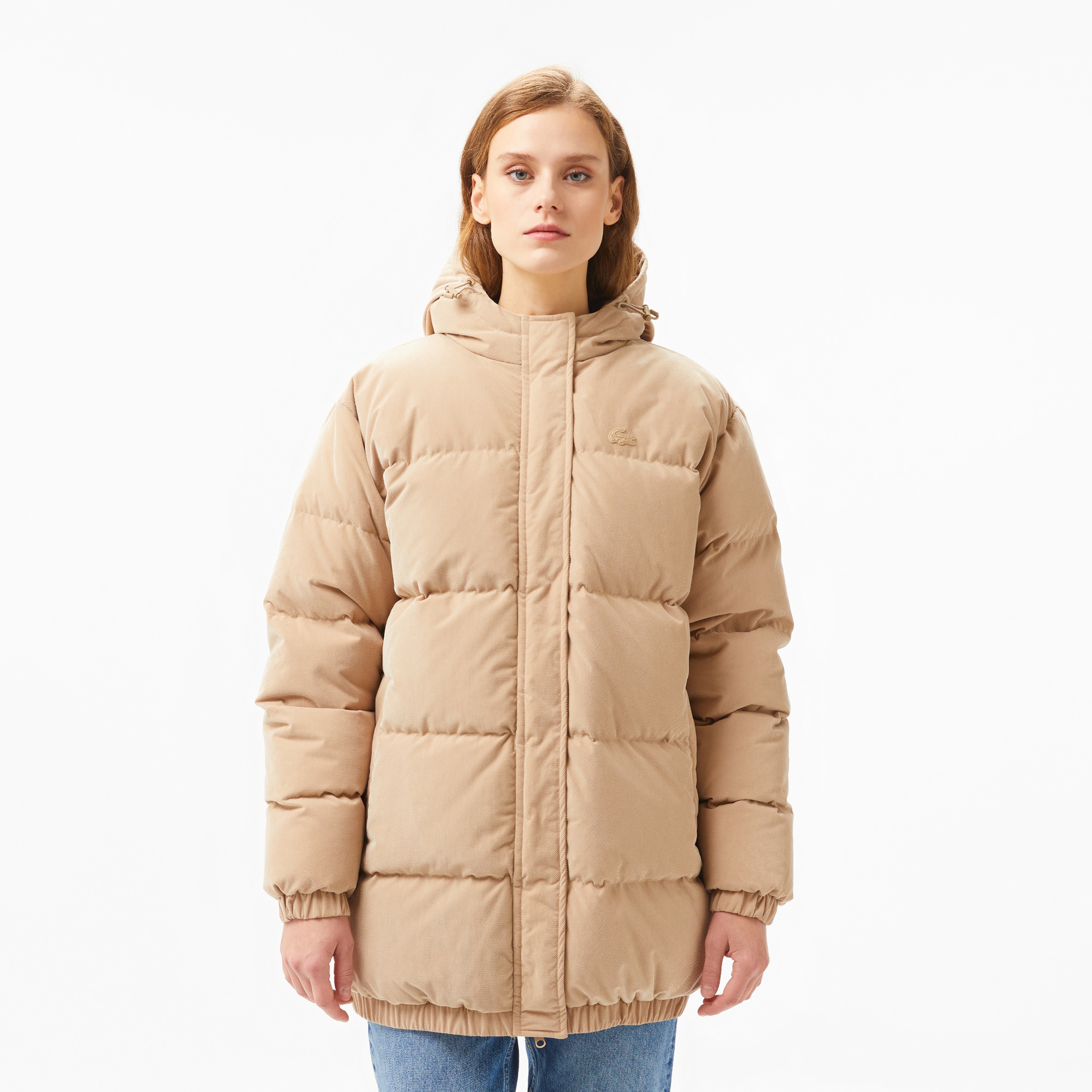 Lacoste Kadın Bej Mont