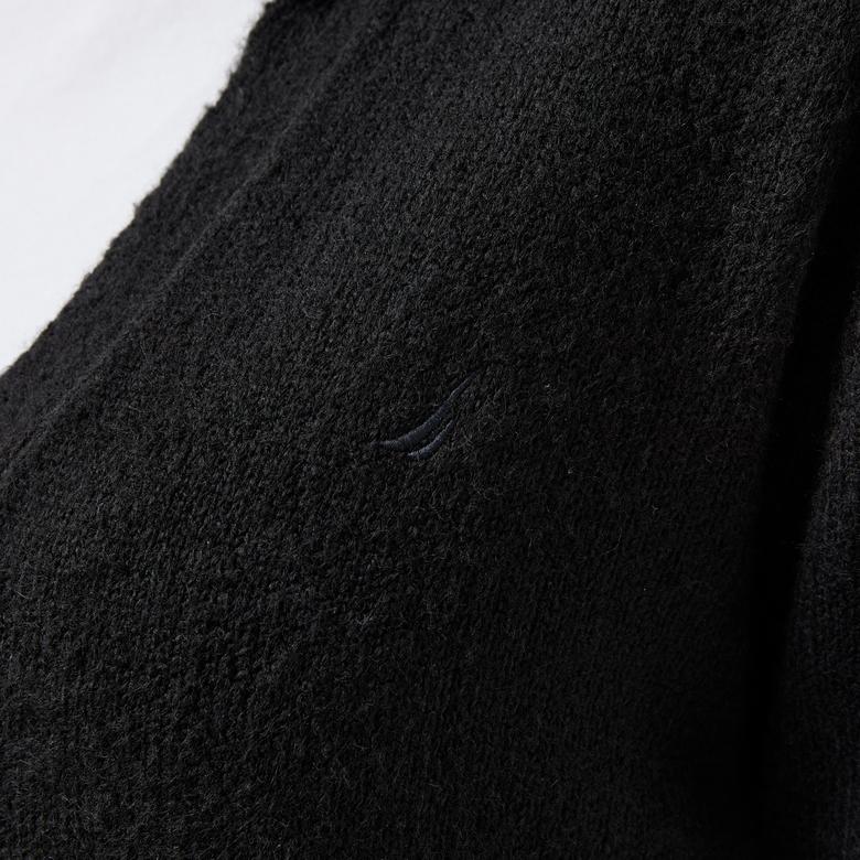 Nautica Kadın Siyah Uzun Kollu Regular Fit Elbise